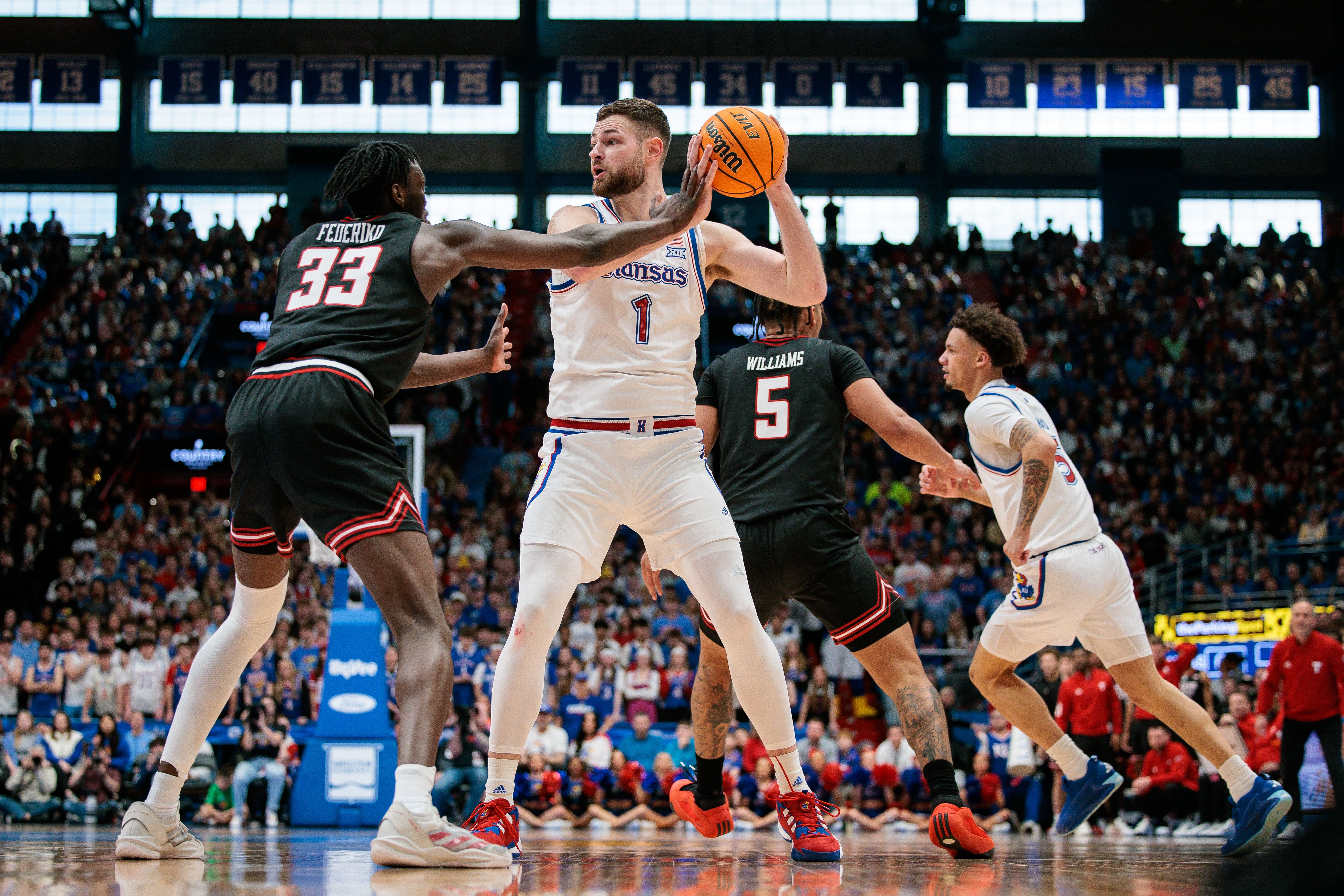 NCAA Basketball: Texas Tech at Kansas - Source: Imagn