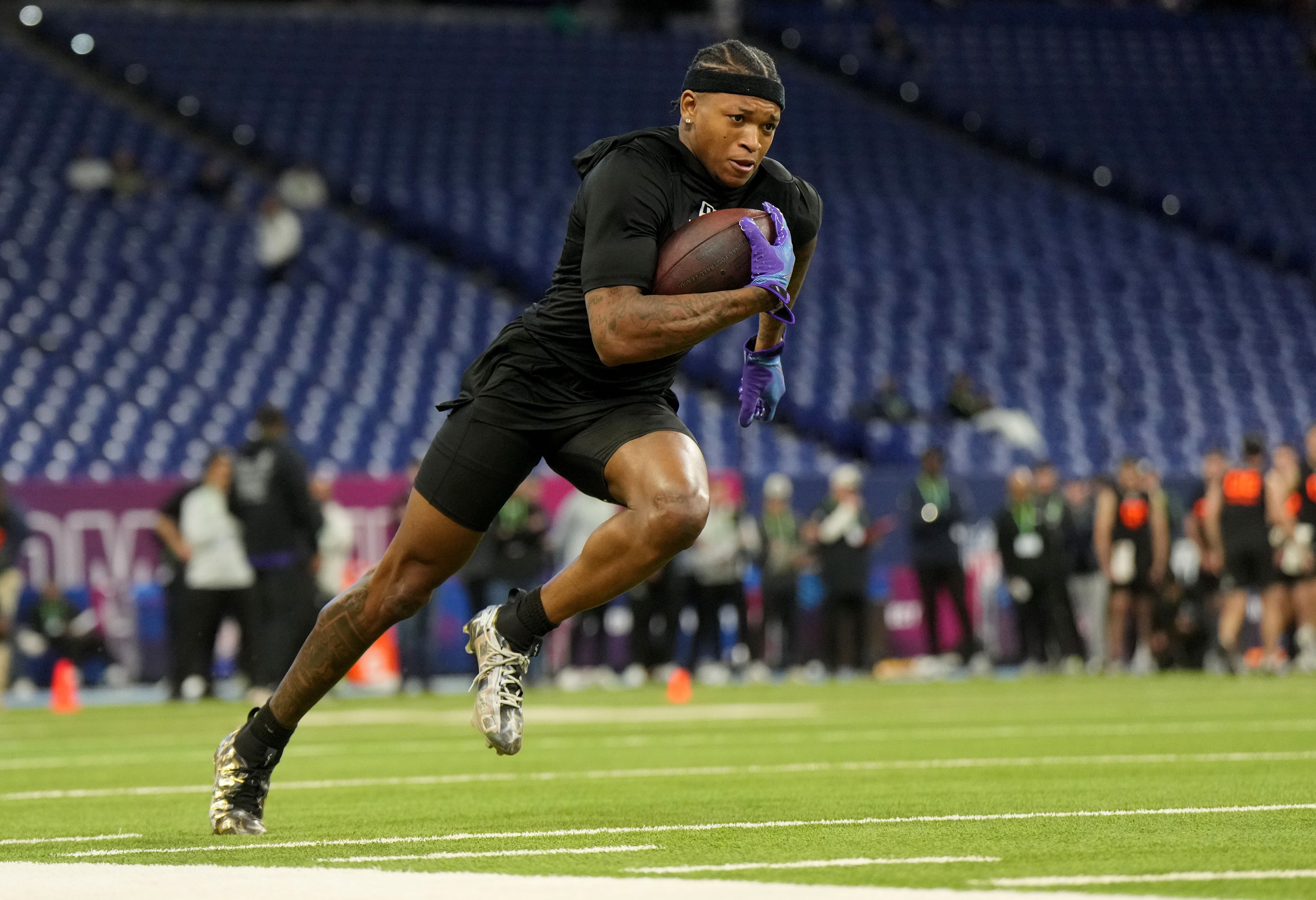 Jimmy Horn Jr. improved his stock at the NFL Combine. - Source: Imagn