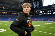 Jaxson Dart at 2025 NFL Combine - Source: Imagn