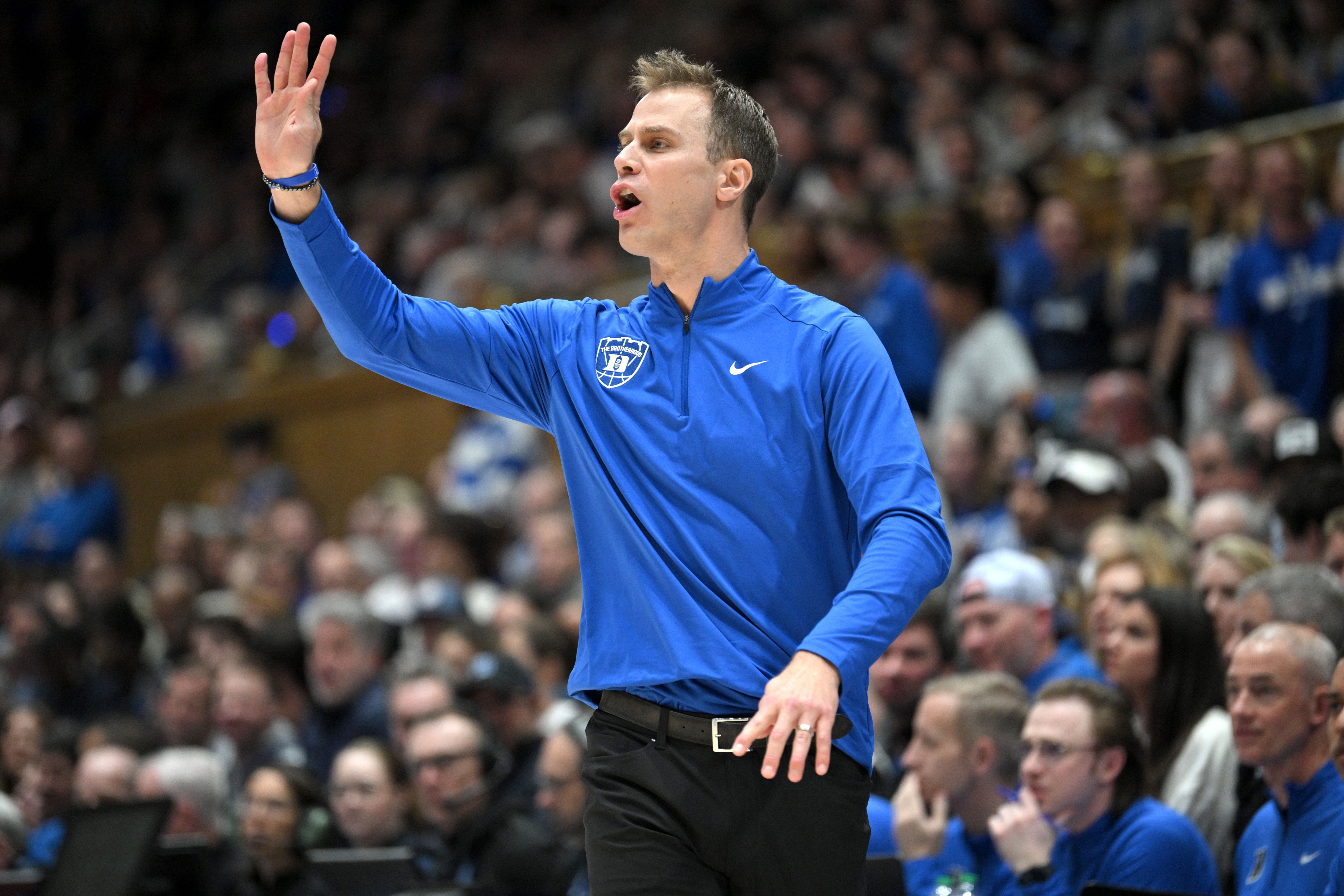 NCAA Basketball: Duke Blue Devils coach Jon Scheyer - Source: Imagn