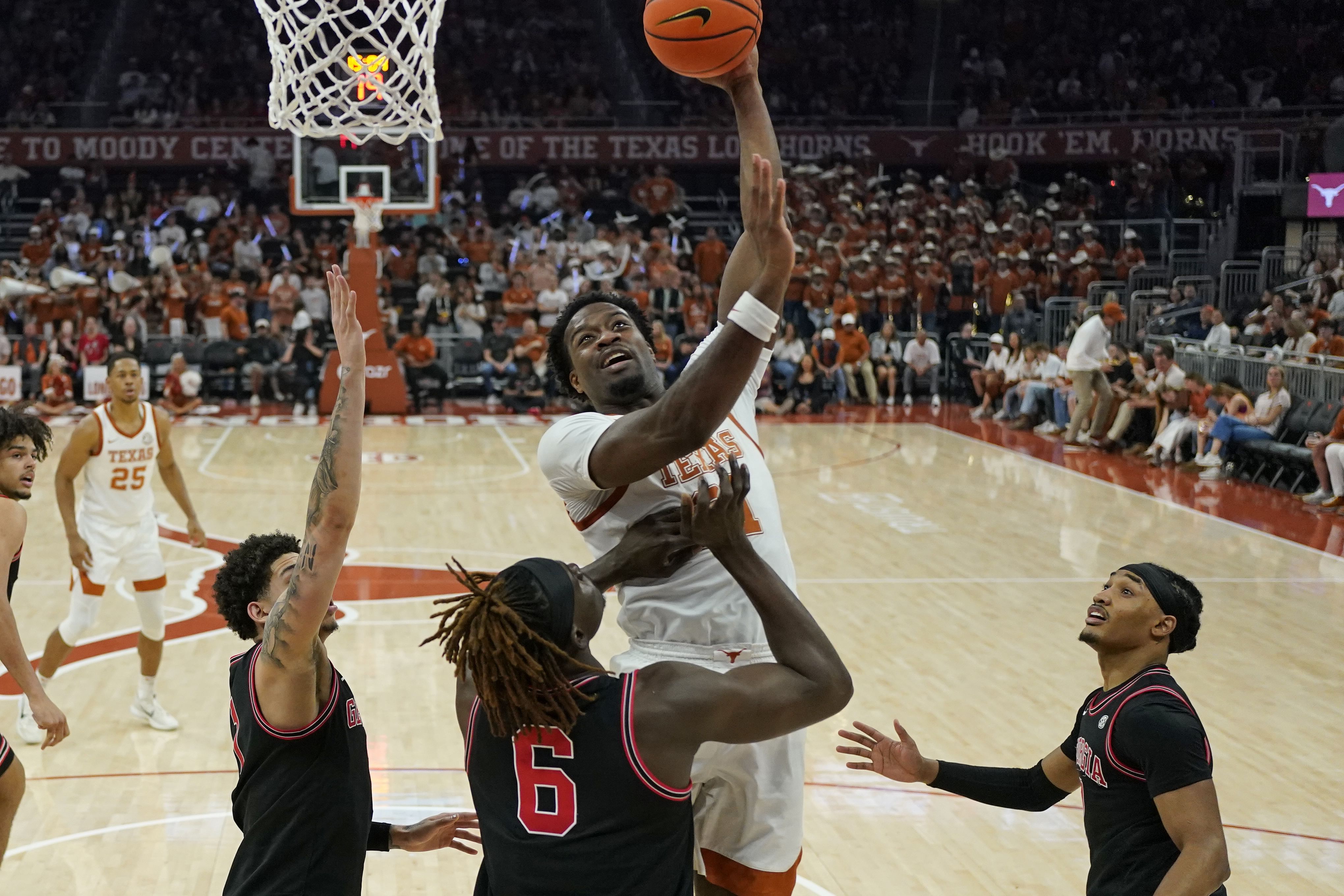 NCAA Basketball: Georgia at Texas - Source: Imagn