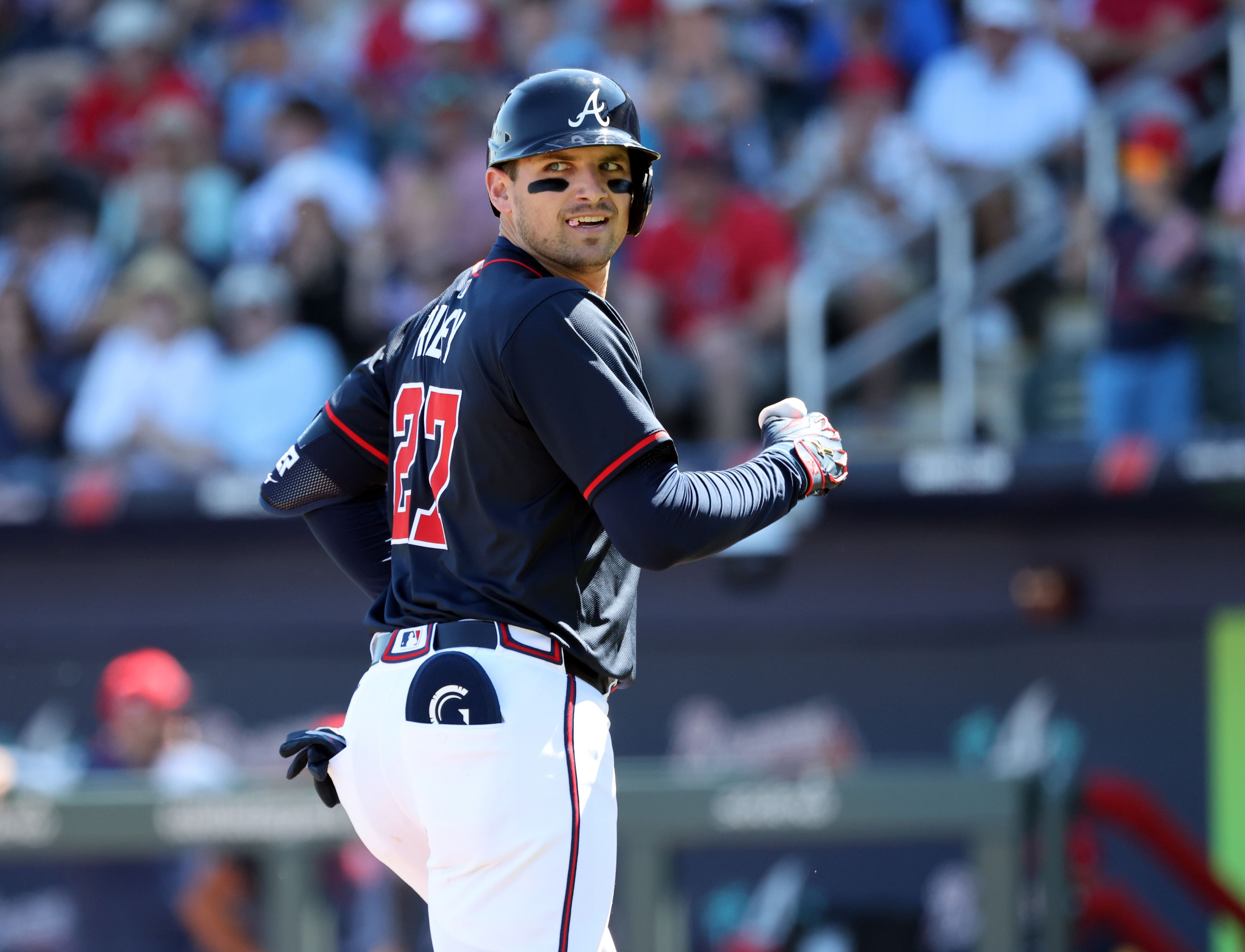 Austin Riley fractured his right hand last year after getting hit by a pitch (Image Source: IMAGN)