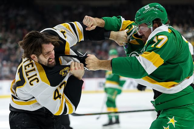 Watch: Mark Kastelic and Mark Foligno go blow-for-blow in heated tilt ...