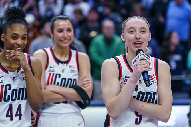 "Couldn't have imagined going to a different place": Paige Bueckers gives heartwarming tribute to UConn fans following "Huskies of Honor" induction