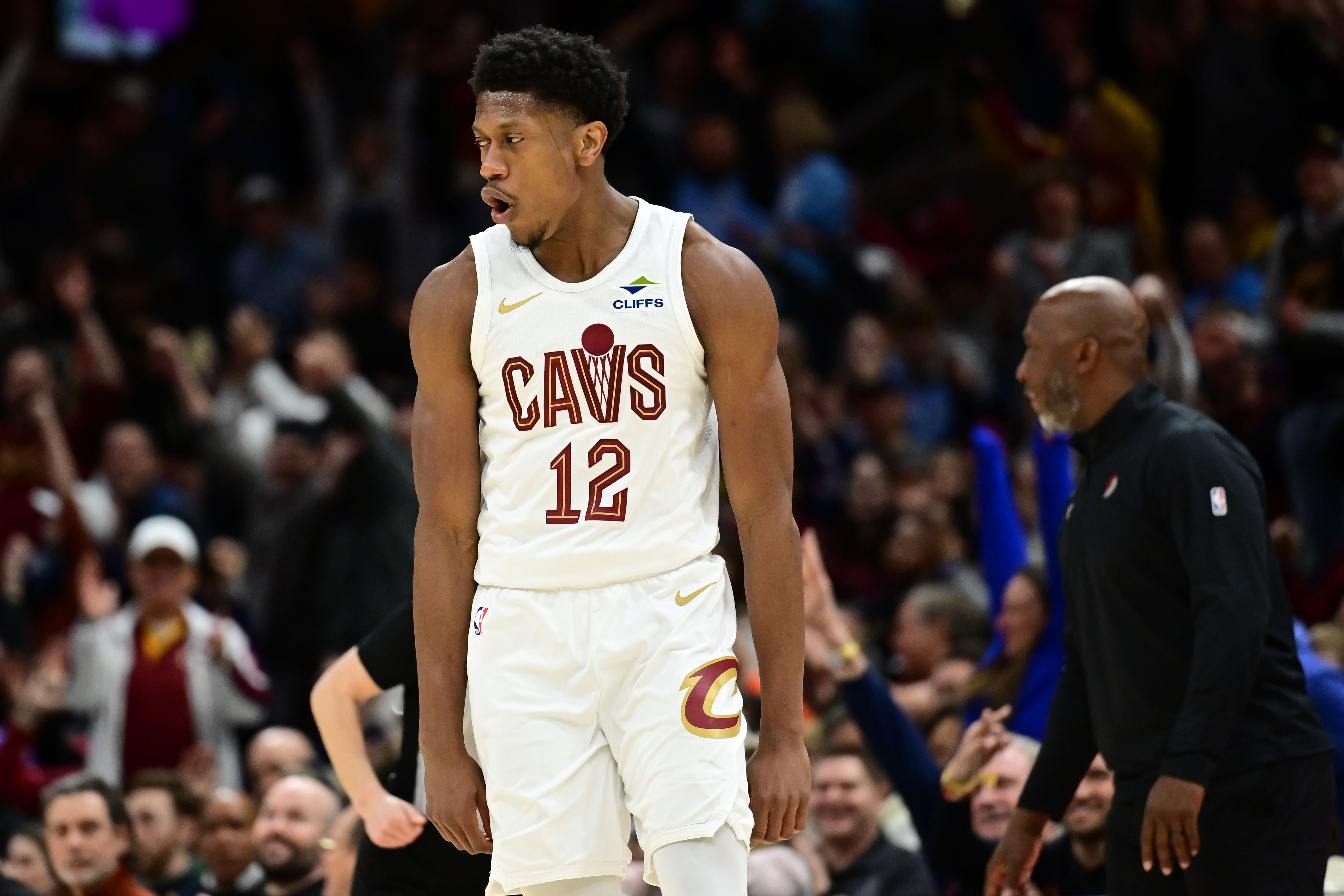 Cleveland Cavaliers forward De&#039;Andre Hunter (Image Credit: Ken Blaze-Imagn Images)