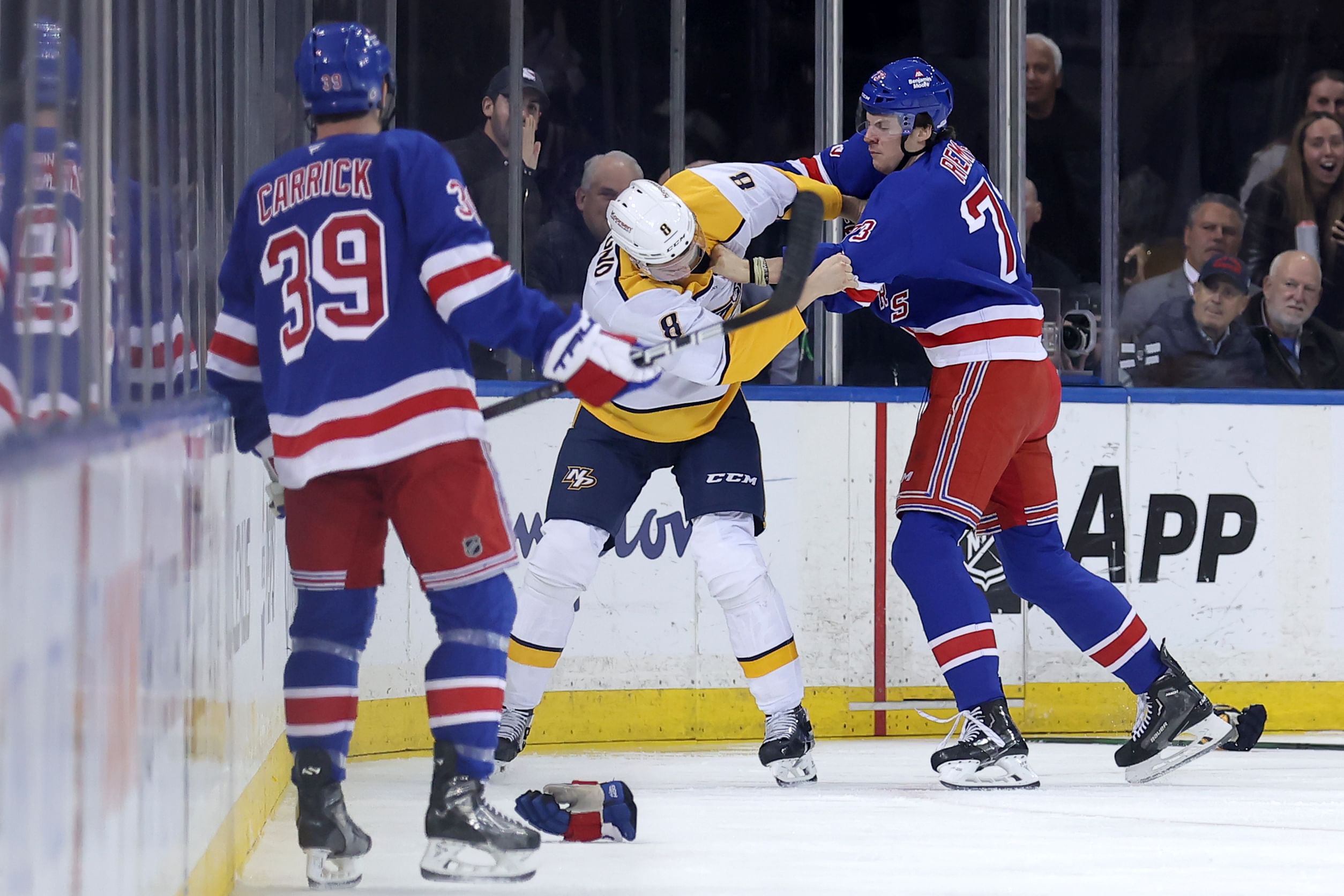 NHL: Nashville Predators at New York Rangers - Source: Imagn