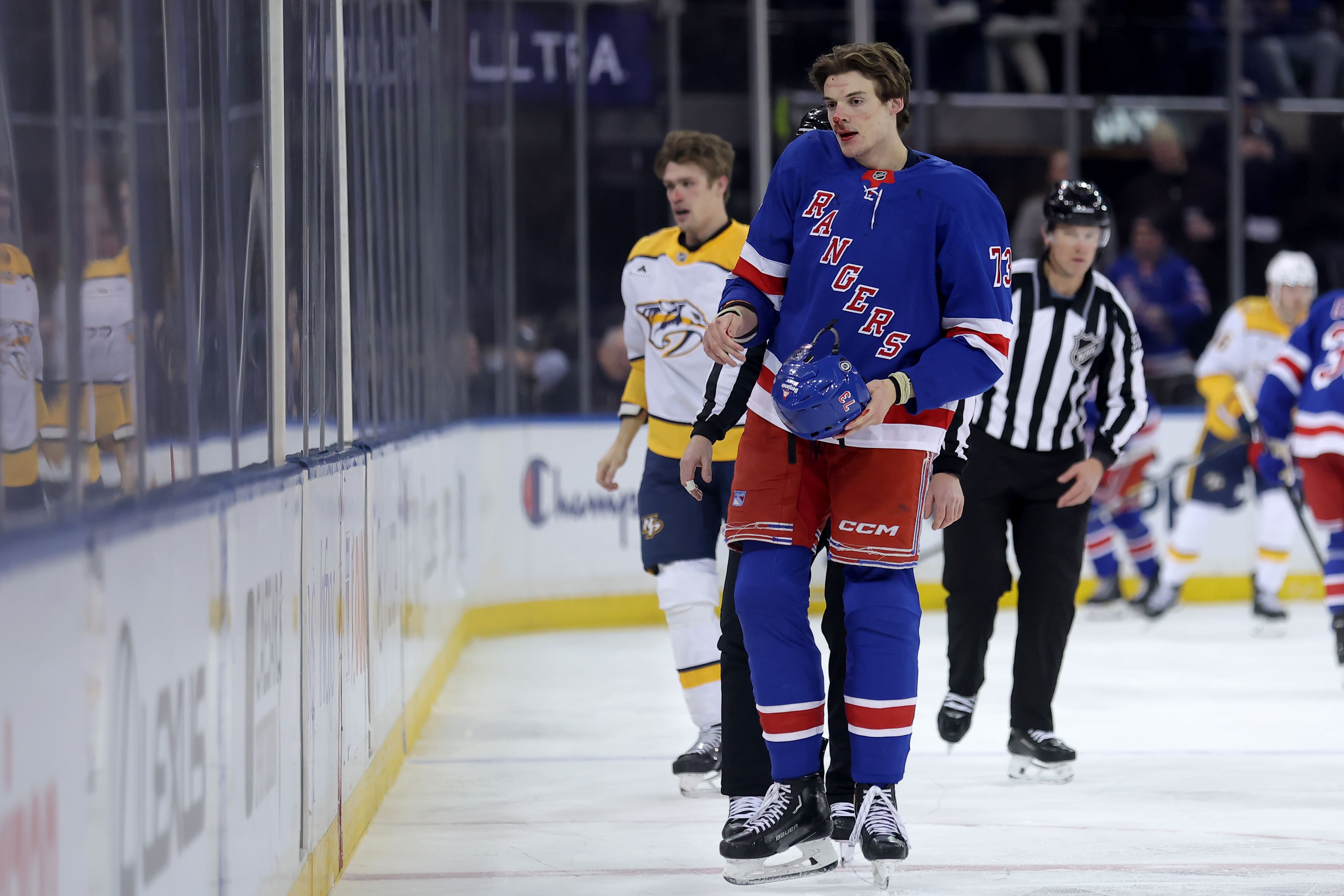 NHL: Nashville Predators at New York Rangers - Source: Imagn