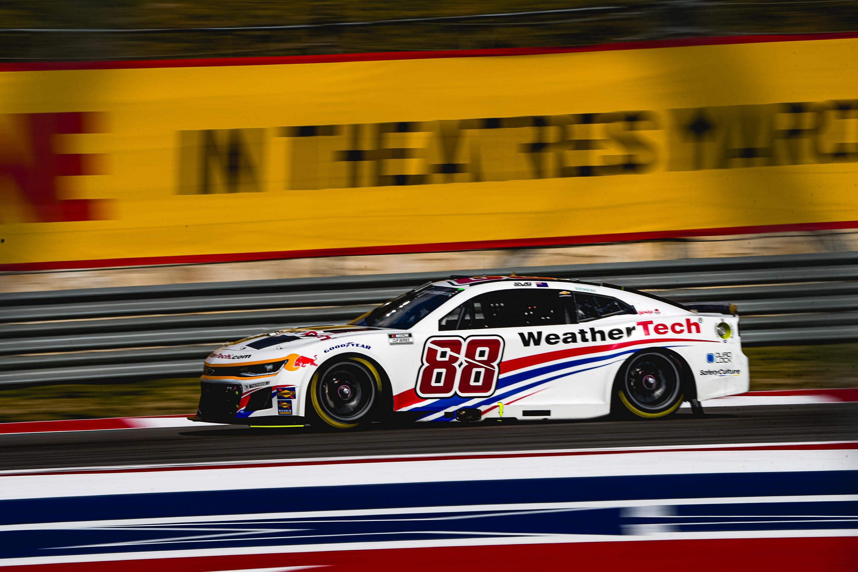 Shane van Gisbergen driving the No. 88 Chevrolet at COTA - Source: Imagn