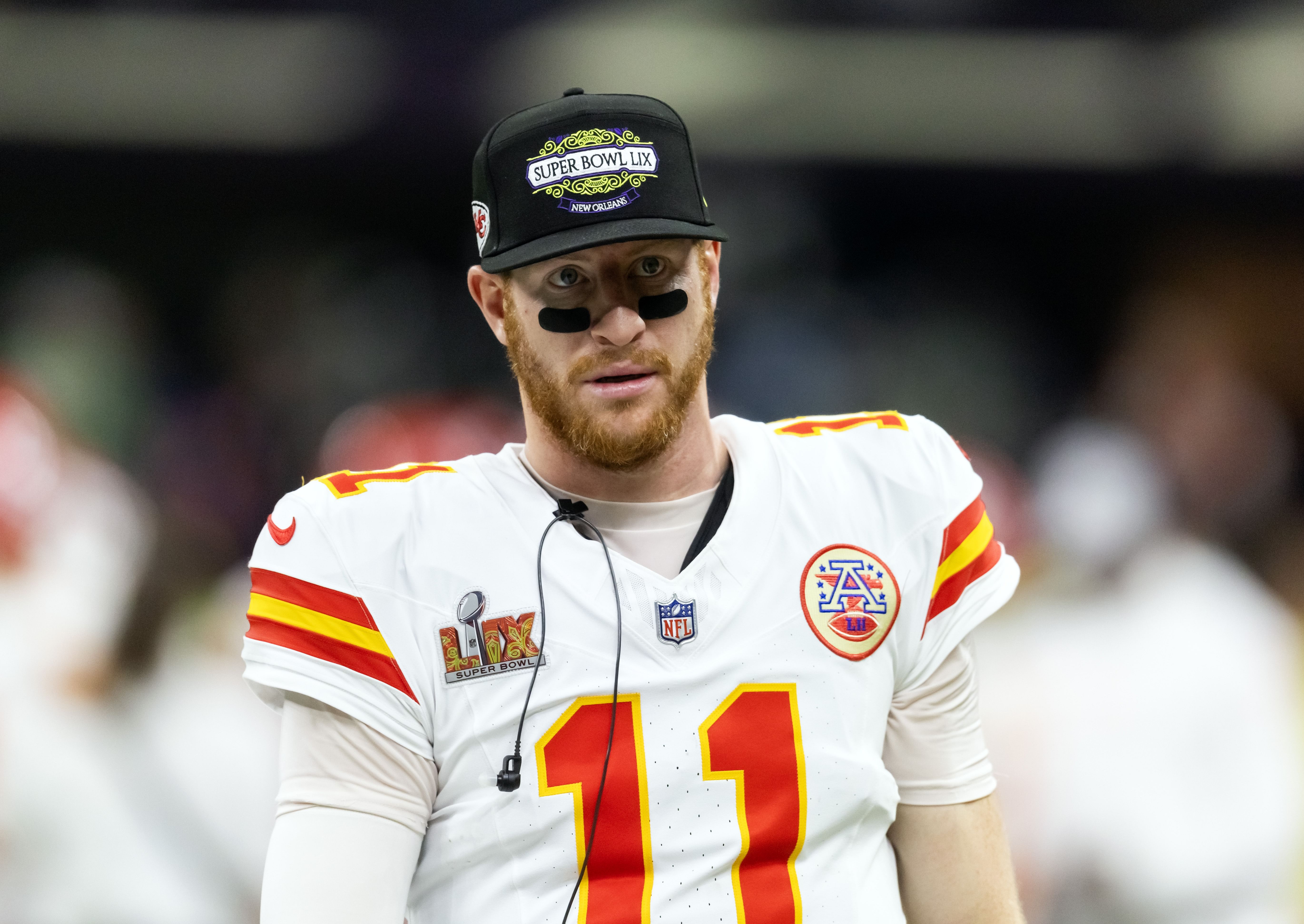 Carson Wentz at Super Bowl LIX-Kansas City Chiefs at Philadelphia Eagles - Source: Imagn