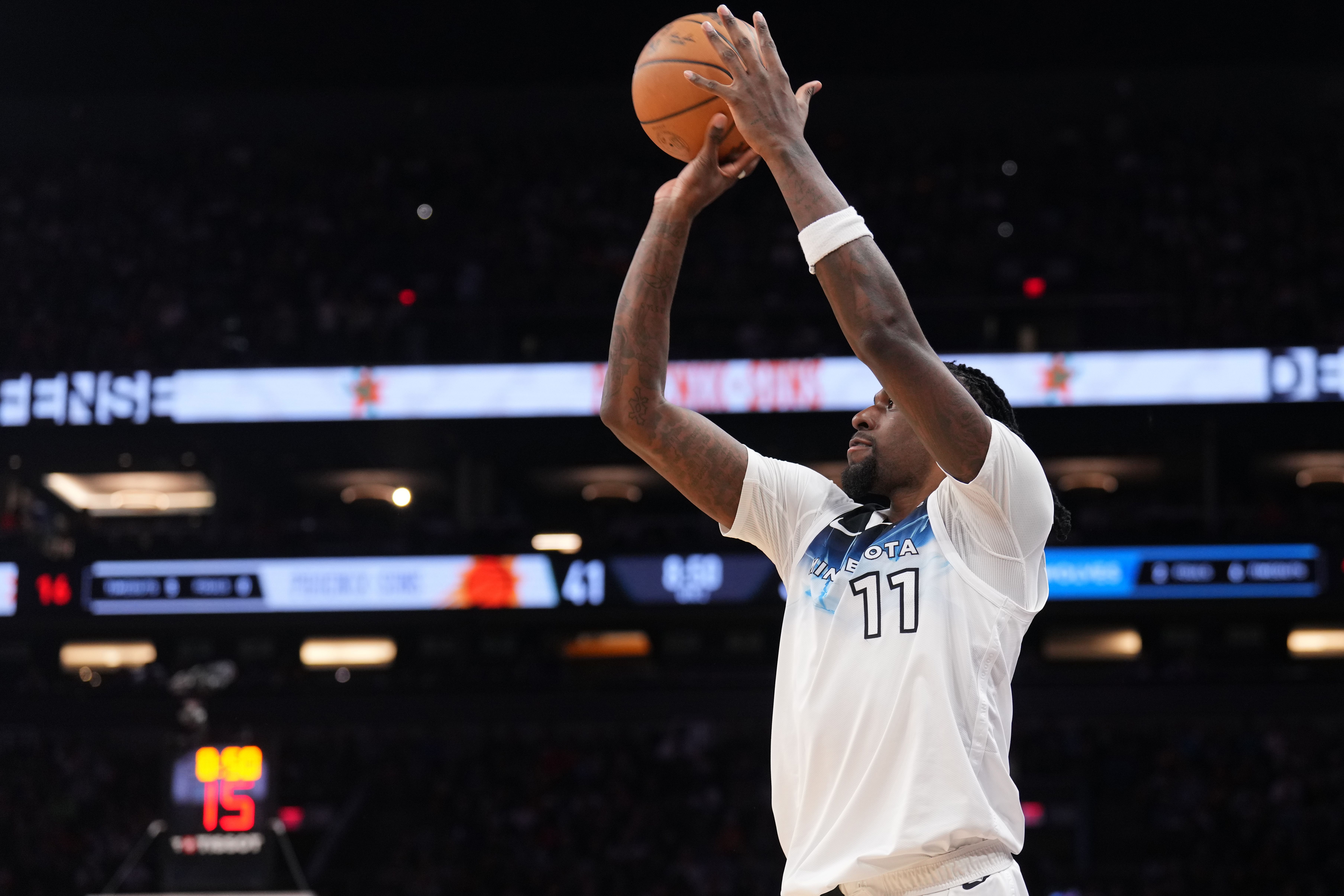 Minnesota Timberwolves big man Naz Reid (Image Credit: Joe Camporeale-Imagn Images)