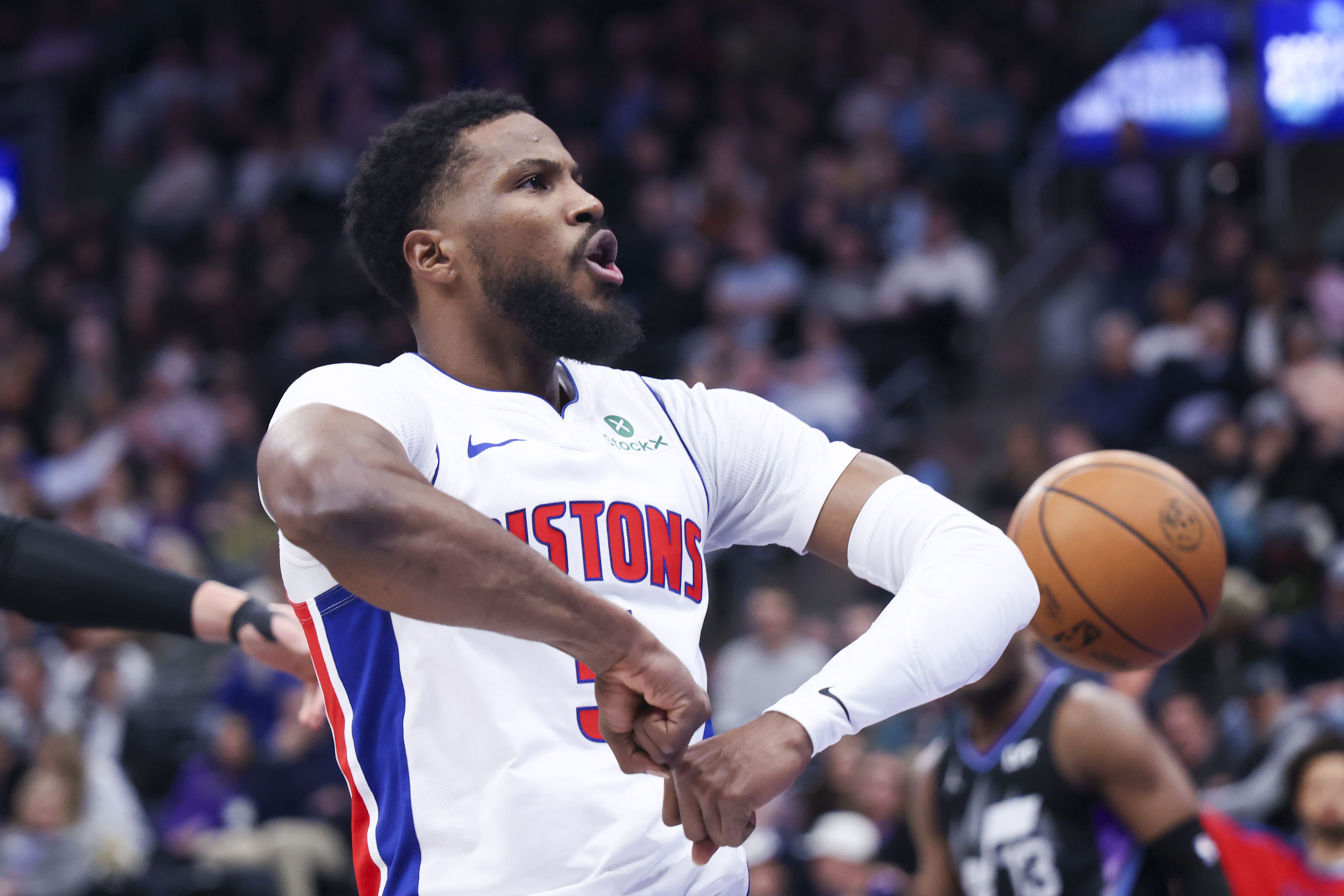 Detroit Pistons shooting guard Malik Beasley (Image Credit: Rob Gray-Imagn Images)