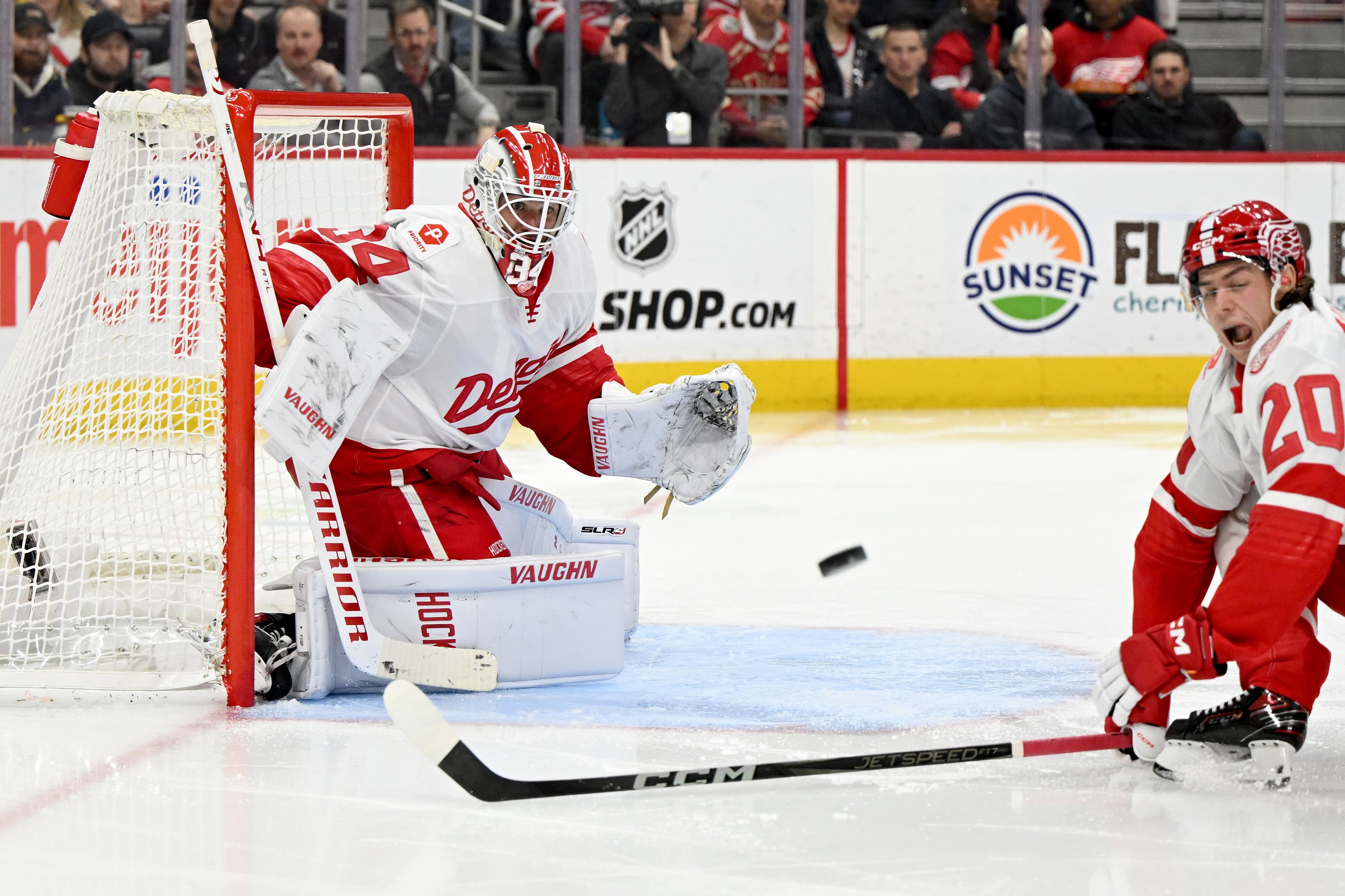 NHL: Carolina Hurricanes at Detroit Red Wings - Source: Imagn