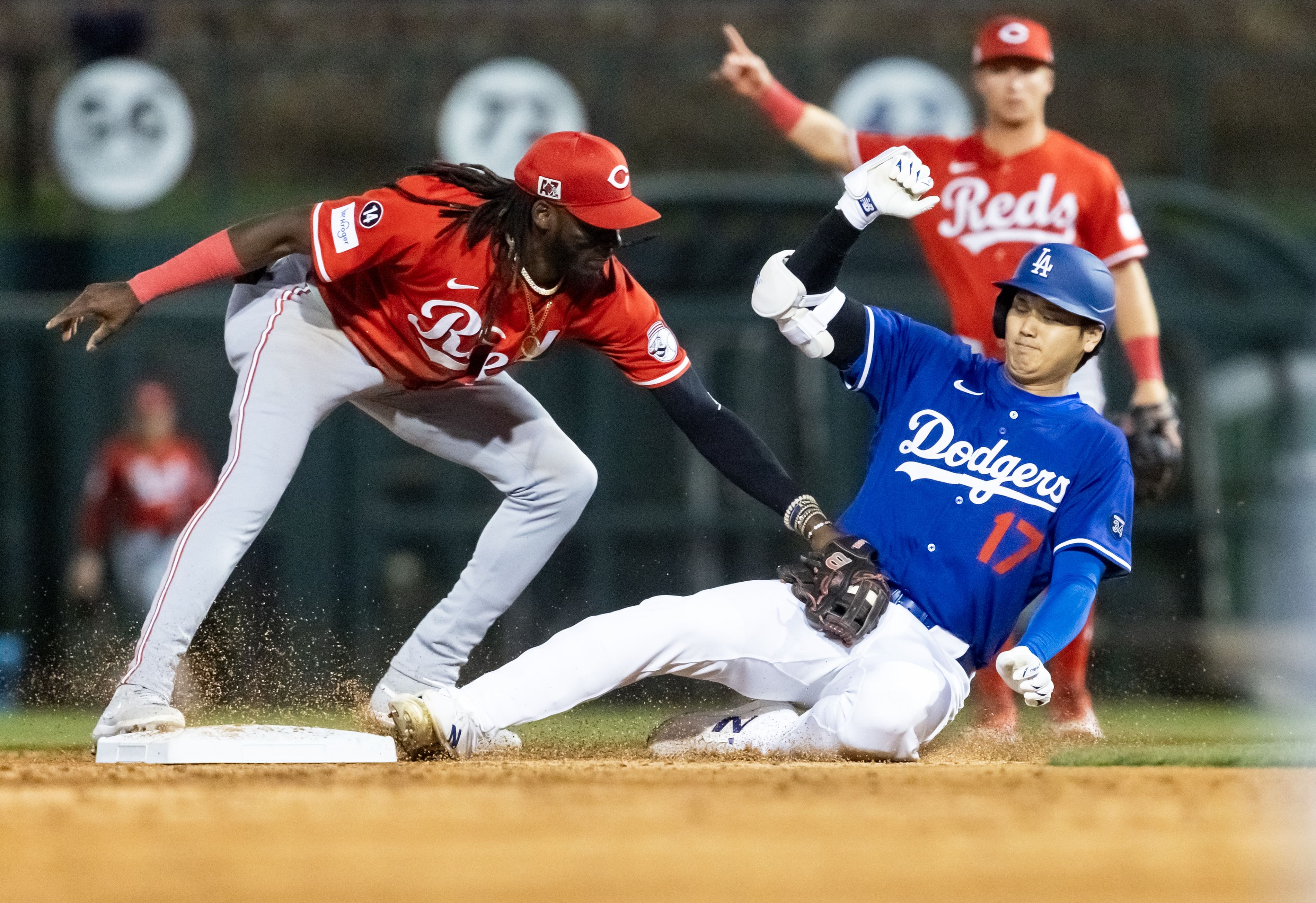 Shohei Ohtani and Elly De La Cruz (Imagn)