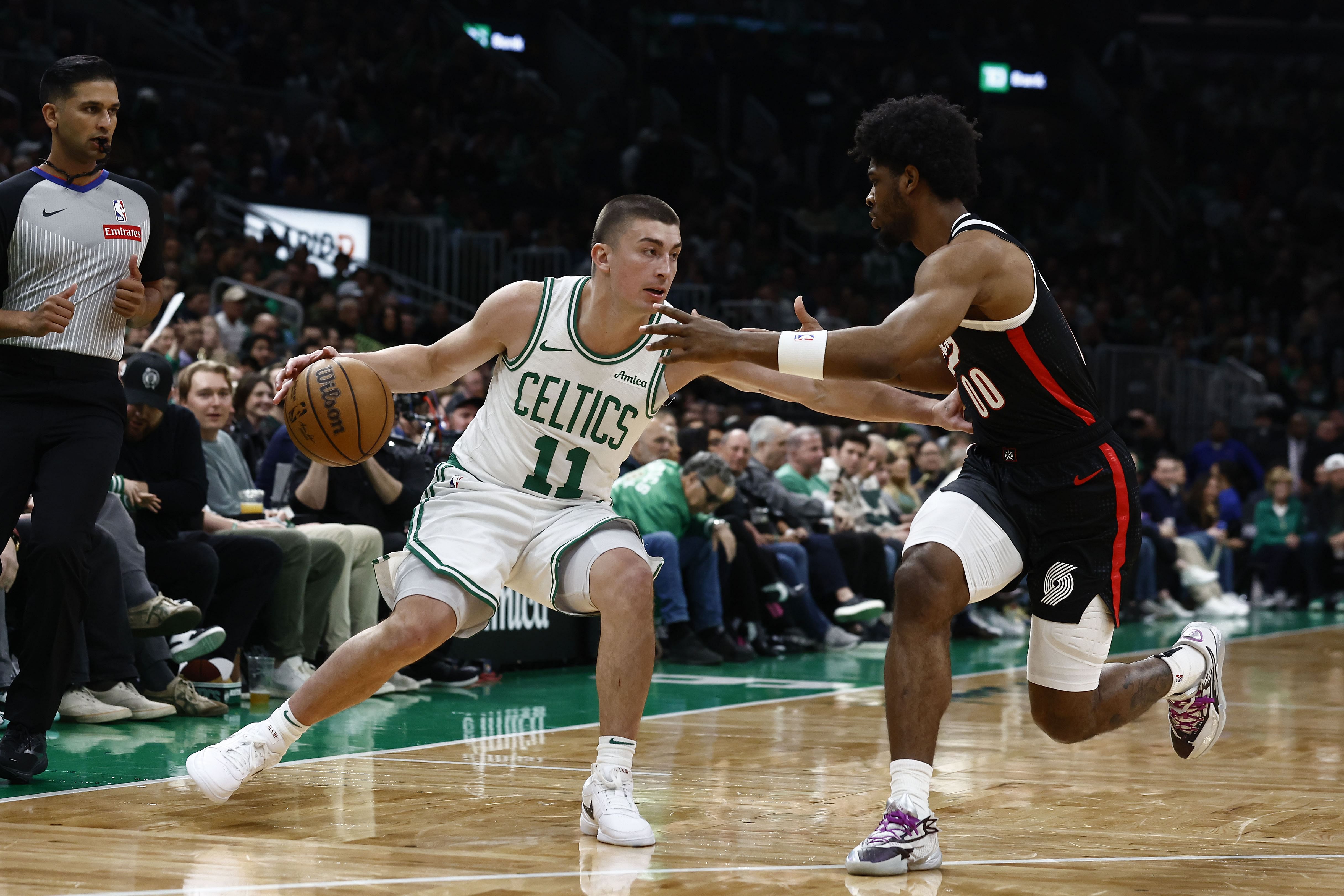 Boston Celtics point guard Payton Pritchard (Image Credit: Winslow Townson-Imagn Images)