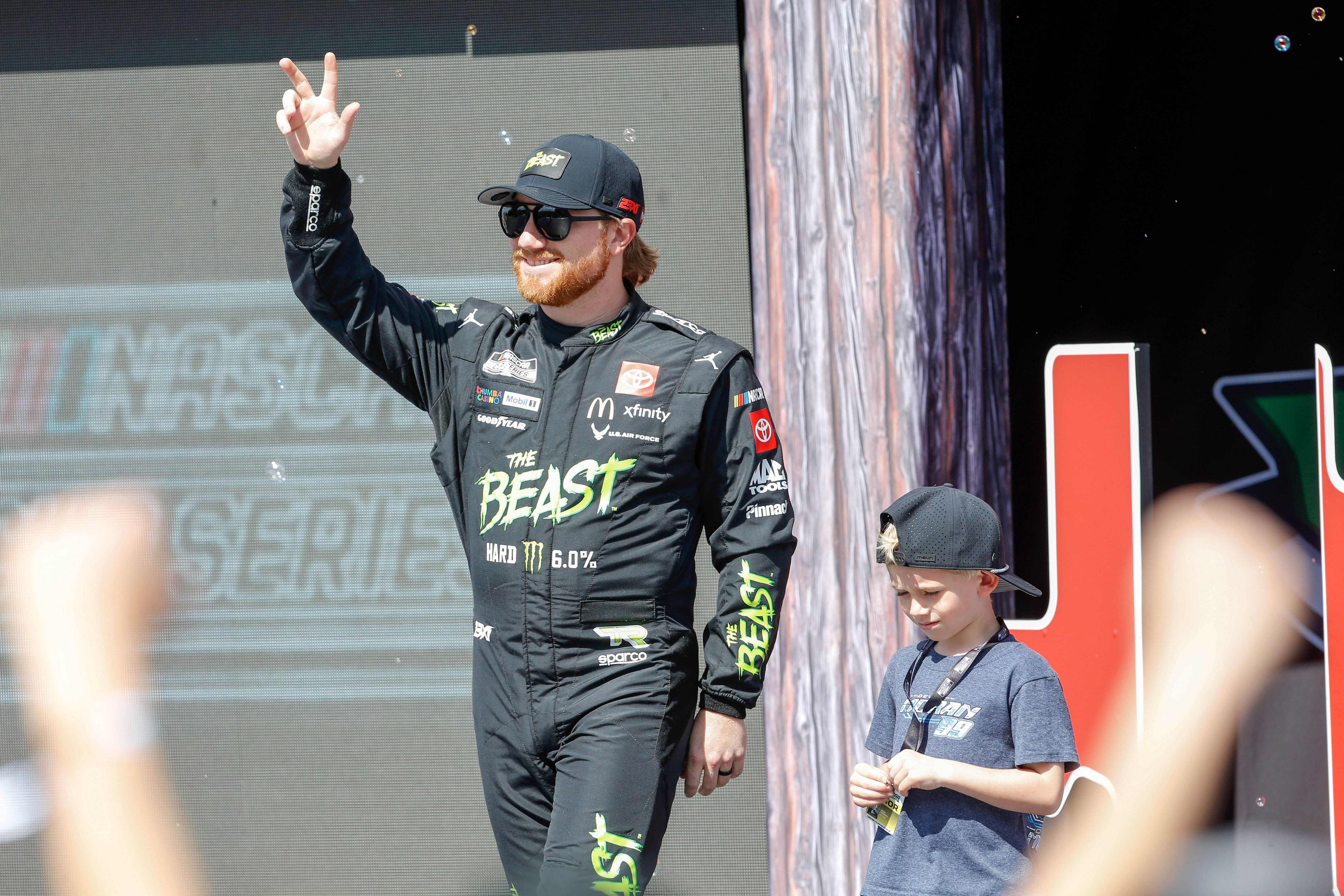 Tyler Reddick at the EchoPark Automotive Grand Prix: NASCAR Cup Series:- Source: Imagn