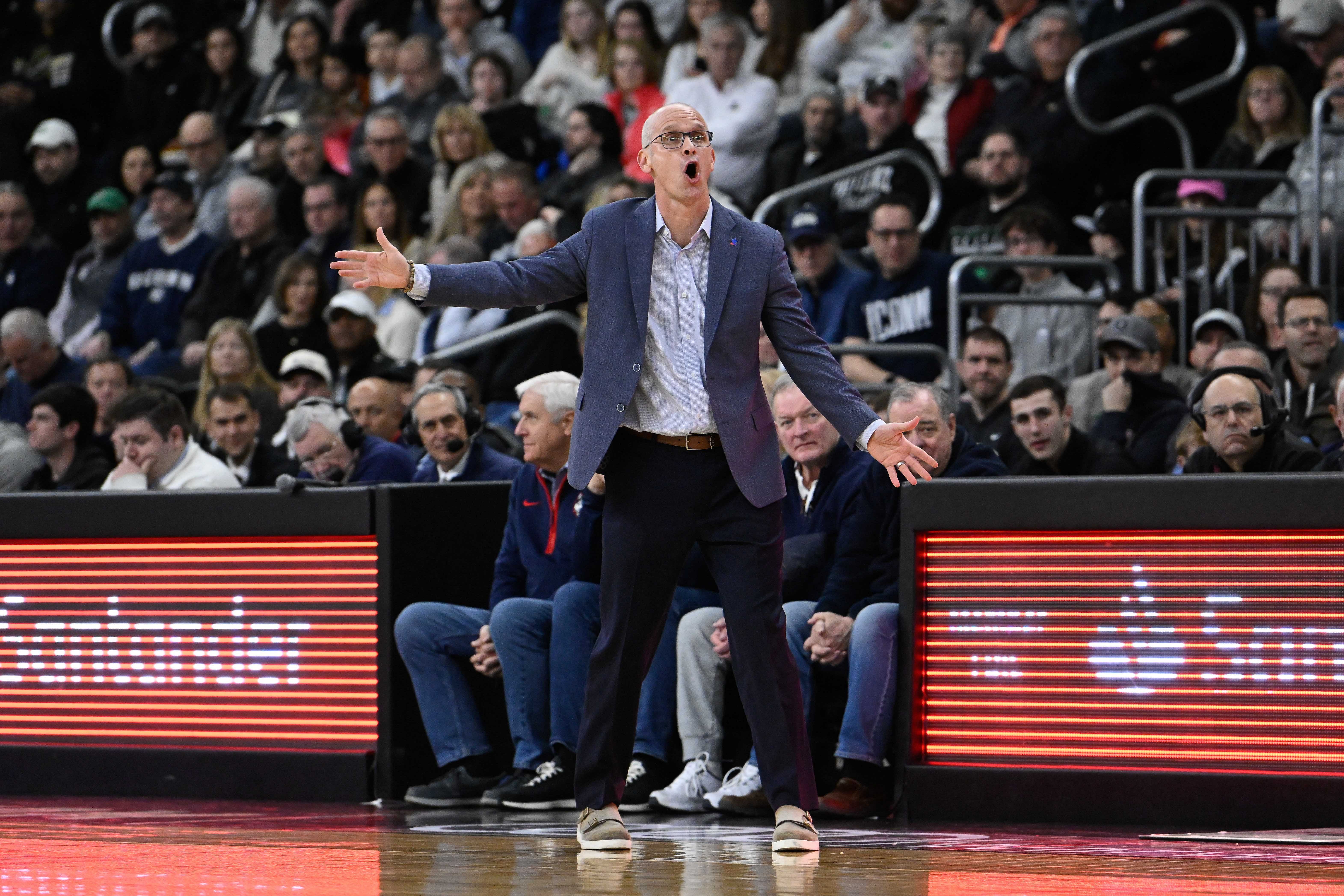 NCAA Basketball: UConn HC Dan Hurley - Source: Imagn