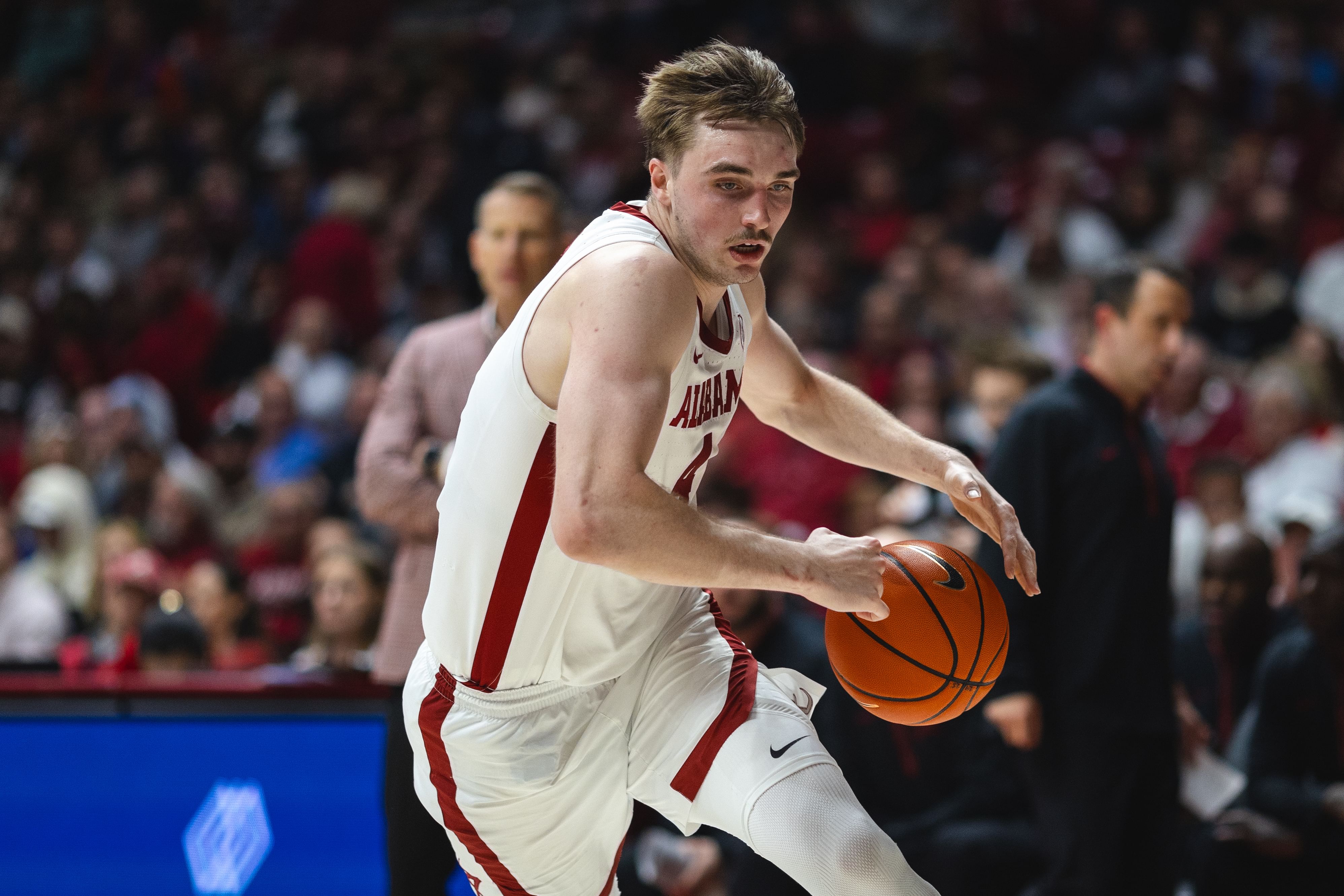 NCAA Basketball: Alabama star Grant Nelson - Source: Imagn