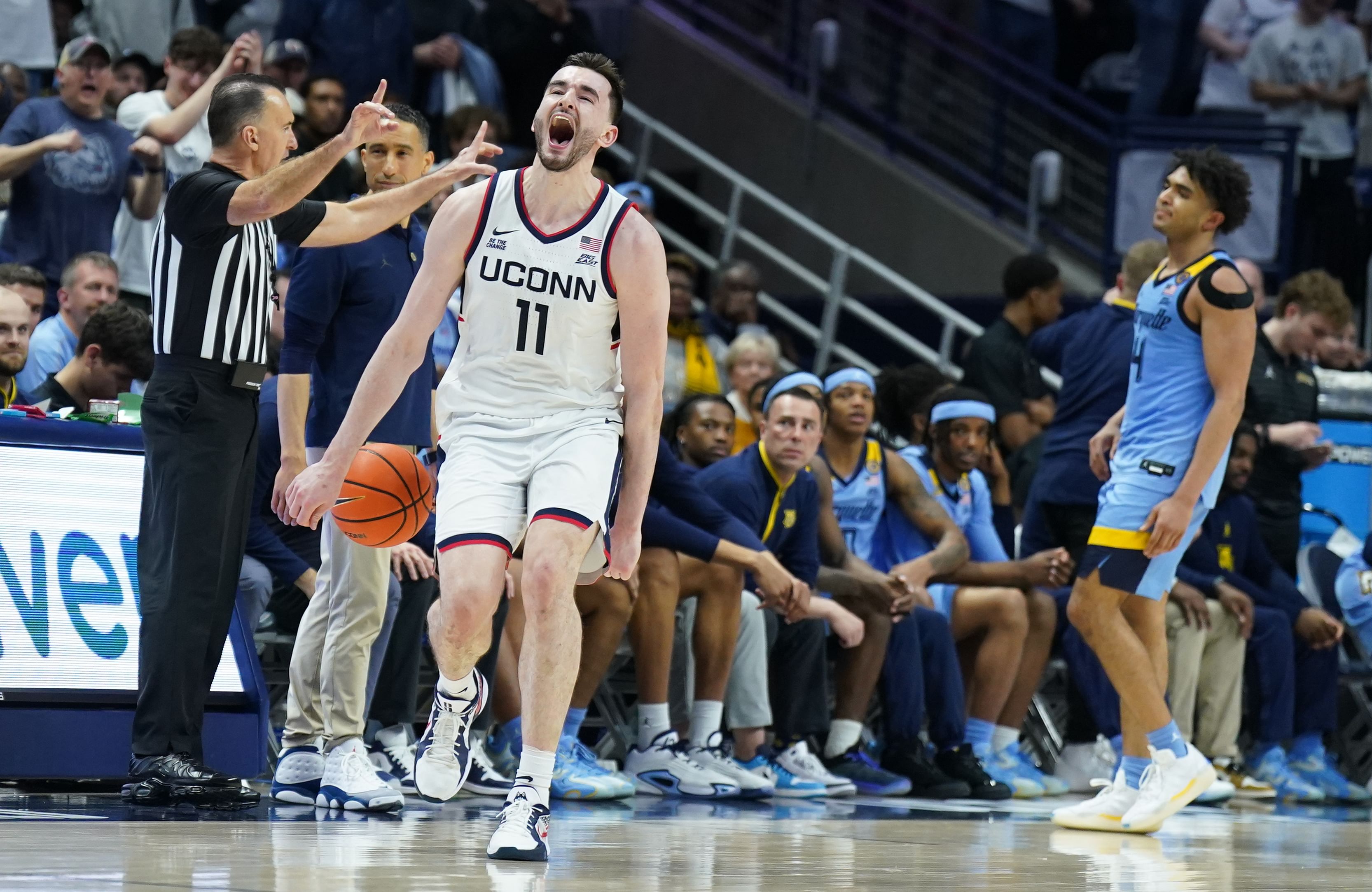 NCAA Basketball: Marquette at Connecticut - Source: Imagn