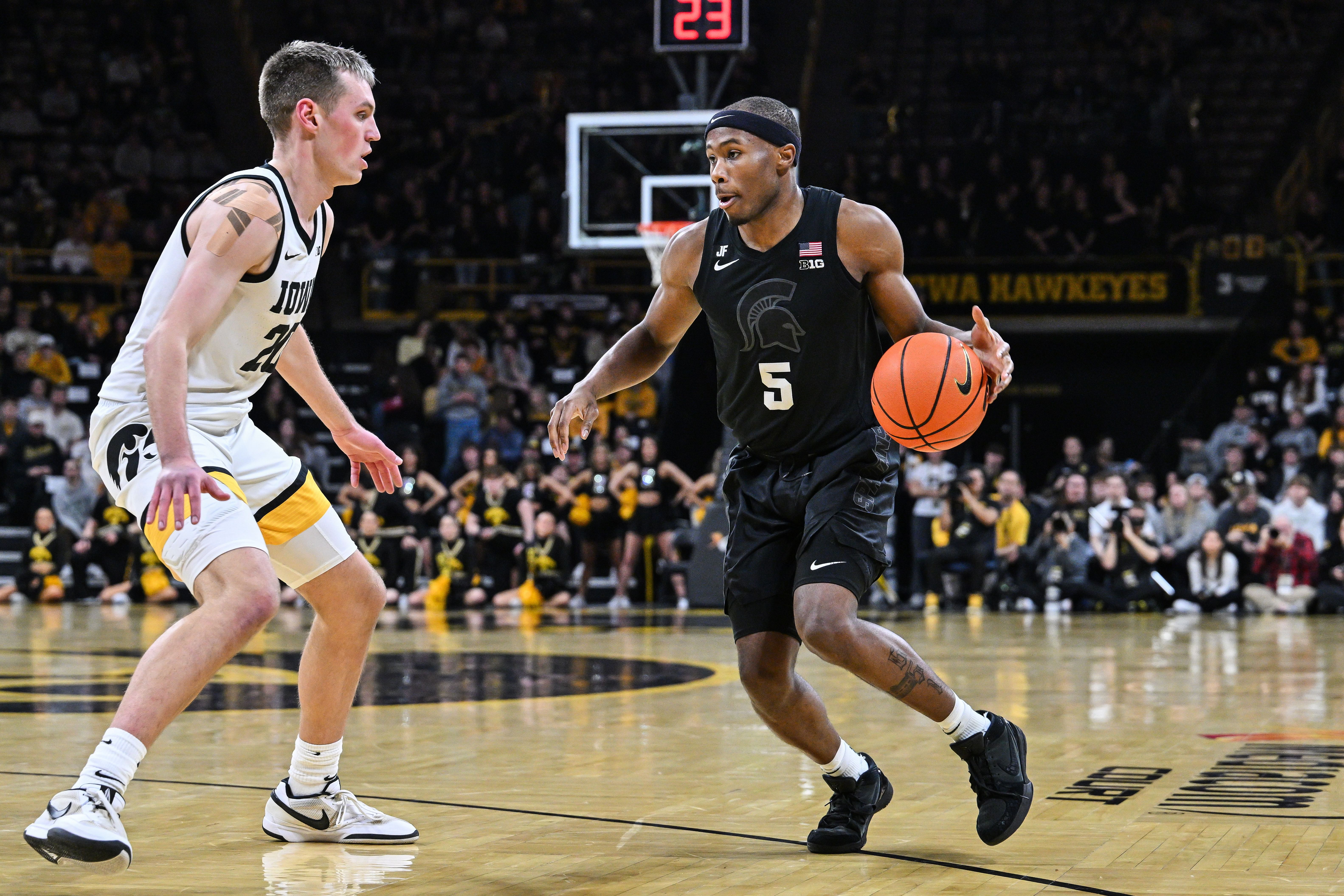 NCAA Basketball: Michigan State at Iowa - Source: Imagn