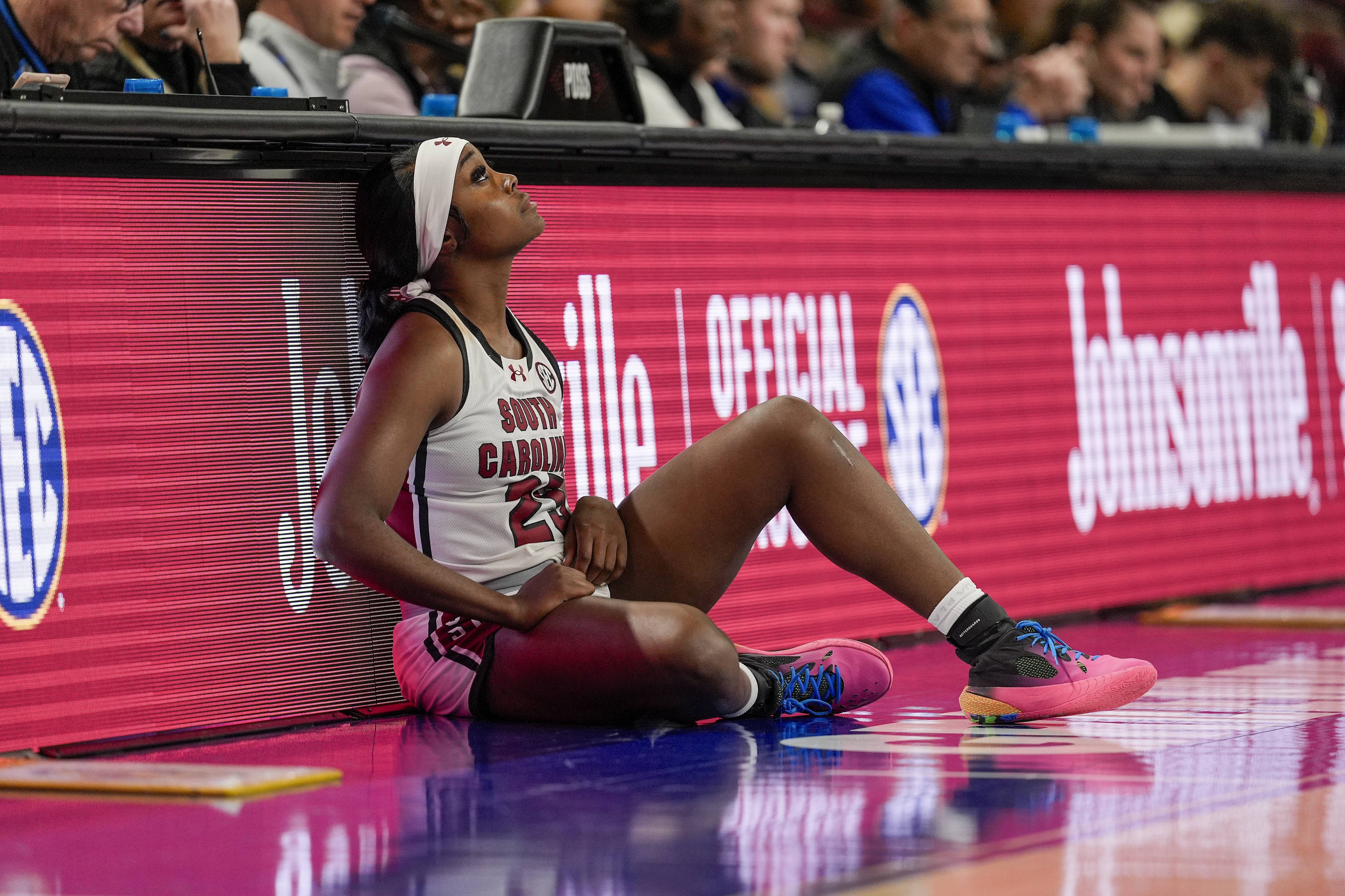 NCAA Women&#039;s Basketball: South Carolina star Bree Hall - Source: Imagn