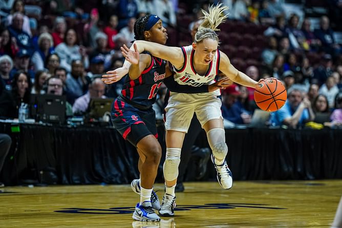 Paige Bueckers addresses 3pt shooting struggles after UConn beats St John's in Big East Tournament