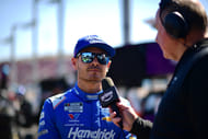 Kyle Larson at the NASCAR: Cup Practice and Qualifying - Source: USA Today