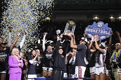 "When the teacher says no homework for 4 days": Fans react as Dawn Staley giddily celebrates spring break with South Carolina players