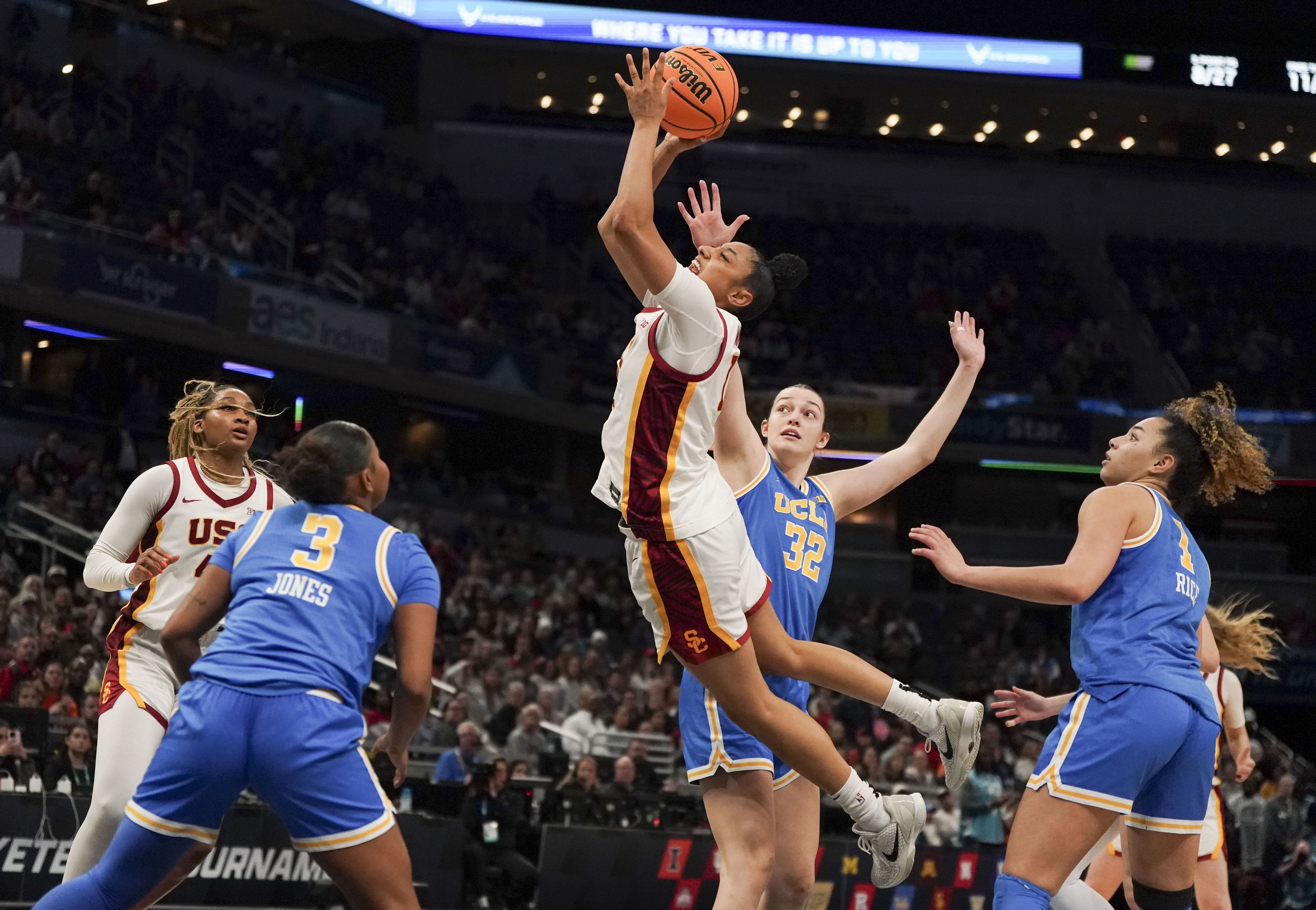 JuJu Watkins breaks Caitlin Clark&#039;s record at Big Ten Title Game. (Photo: IMAGN)