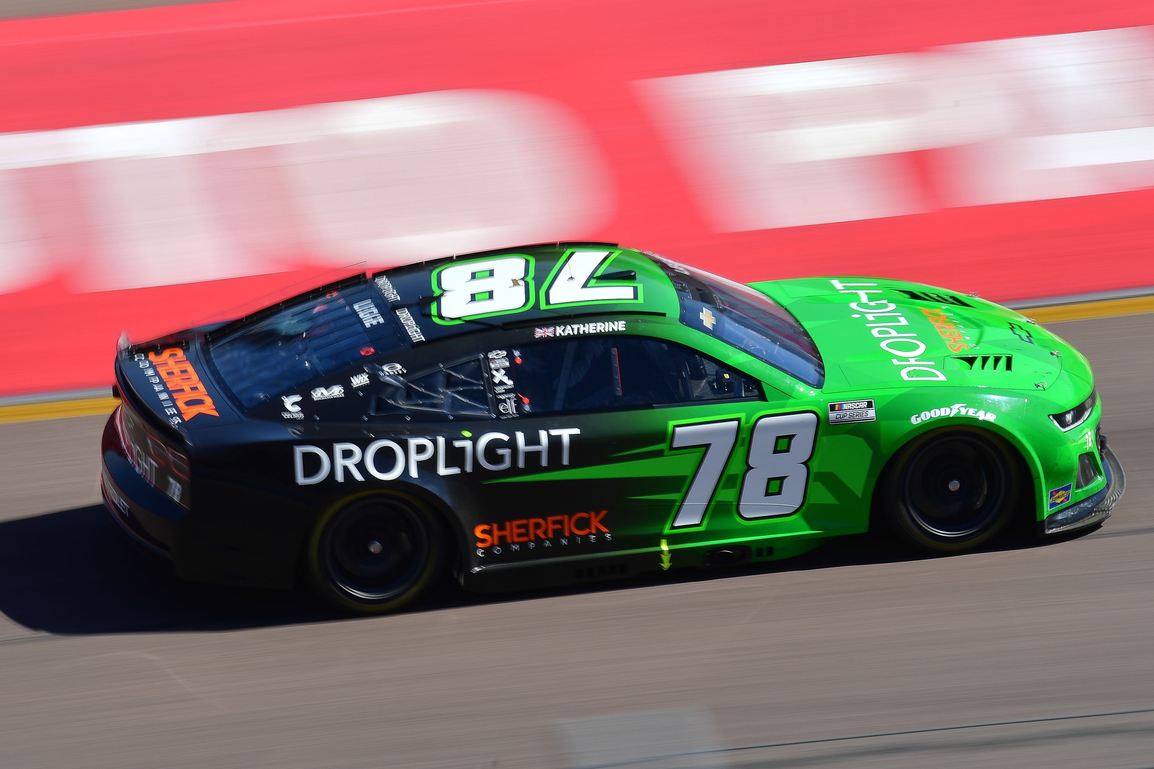 Katherine Legge drove the No. 58 Chevrolet Camaro at Phoenix Raceway - Source: Imagn