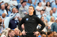 The pressure of being No. 1 will weigh on Jon Scheyer's team in the NCAA Tournament. (Photo Credit: IMAGN)