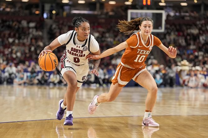 South Carolina's Te-Hina Paopao makes her feelings known on the Gamecocks' chances of winning back-to-back national championships