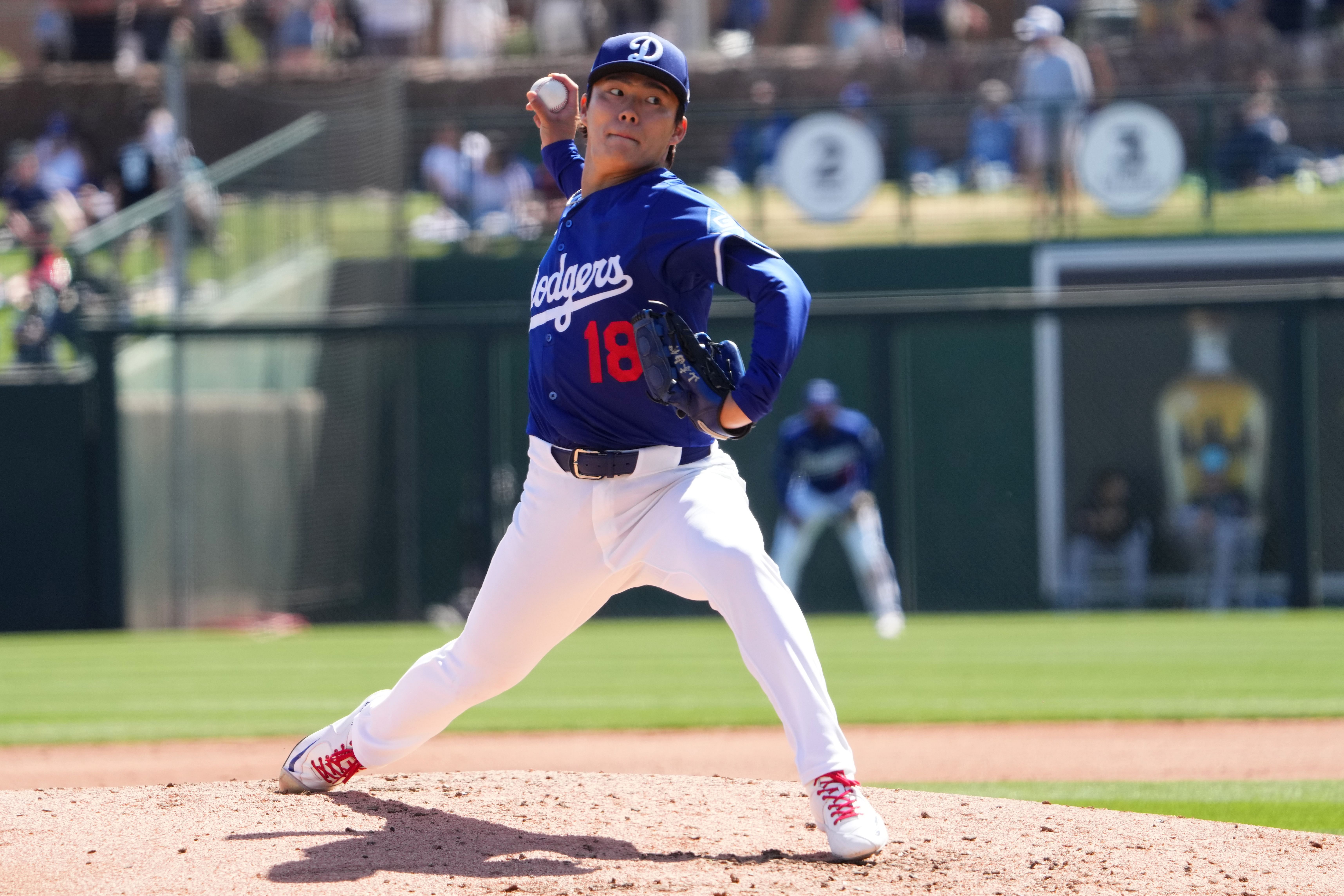 Los Angeles Dodgers - Yoshinobu Yamamoto (Photo via IMAGN)