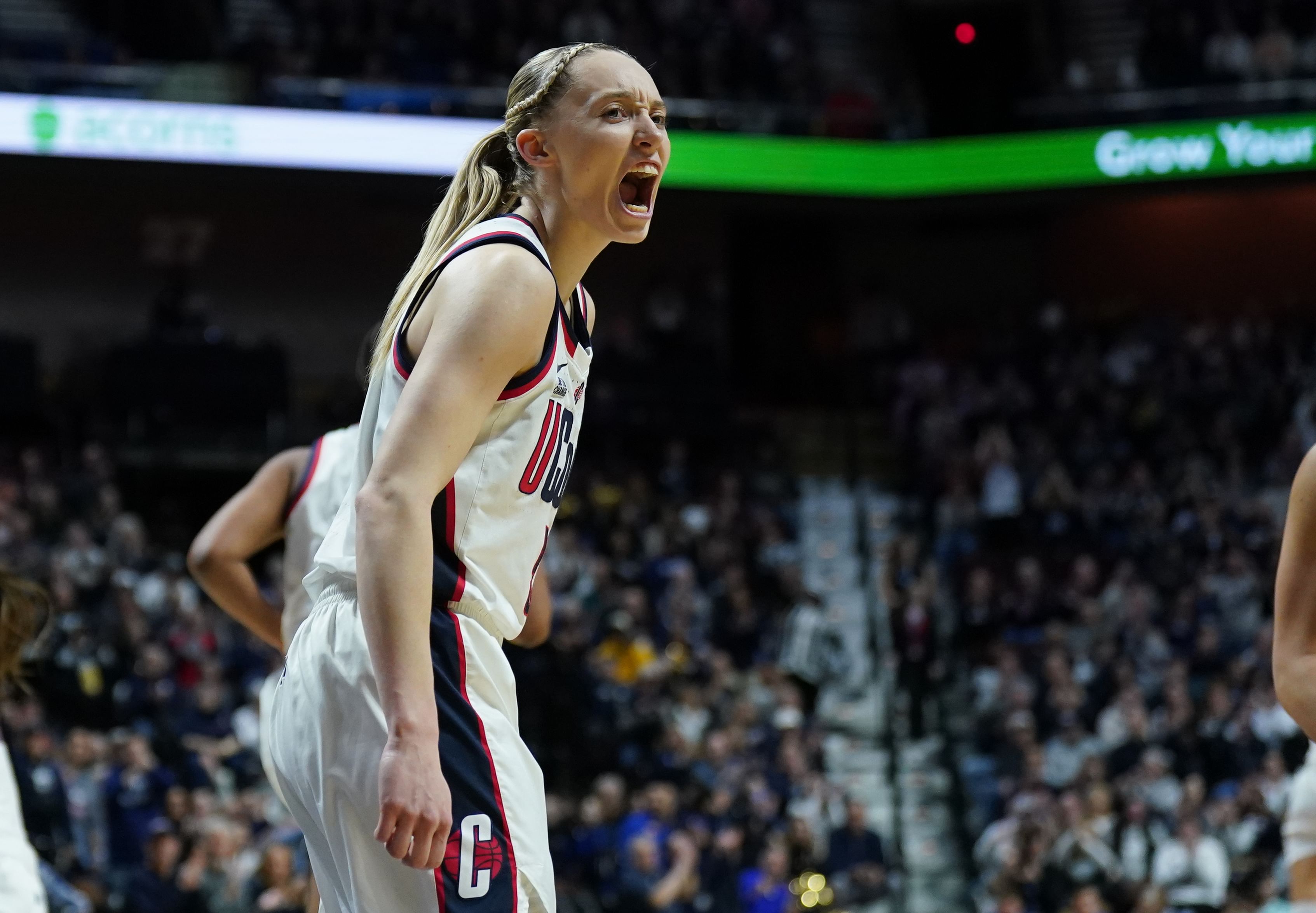 NCAA Women&#039;s Basketball: UConn star Paige Bueckers in action at the Big East Conference Tournament Championship - Source: Imagn