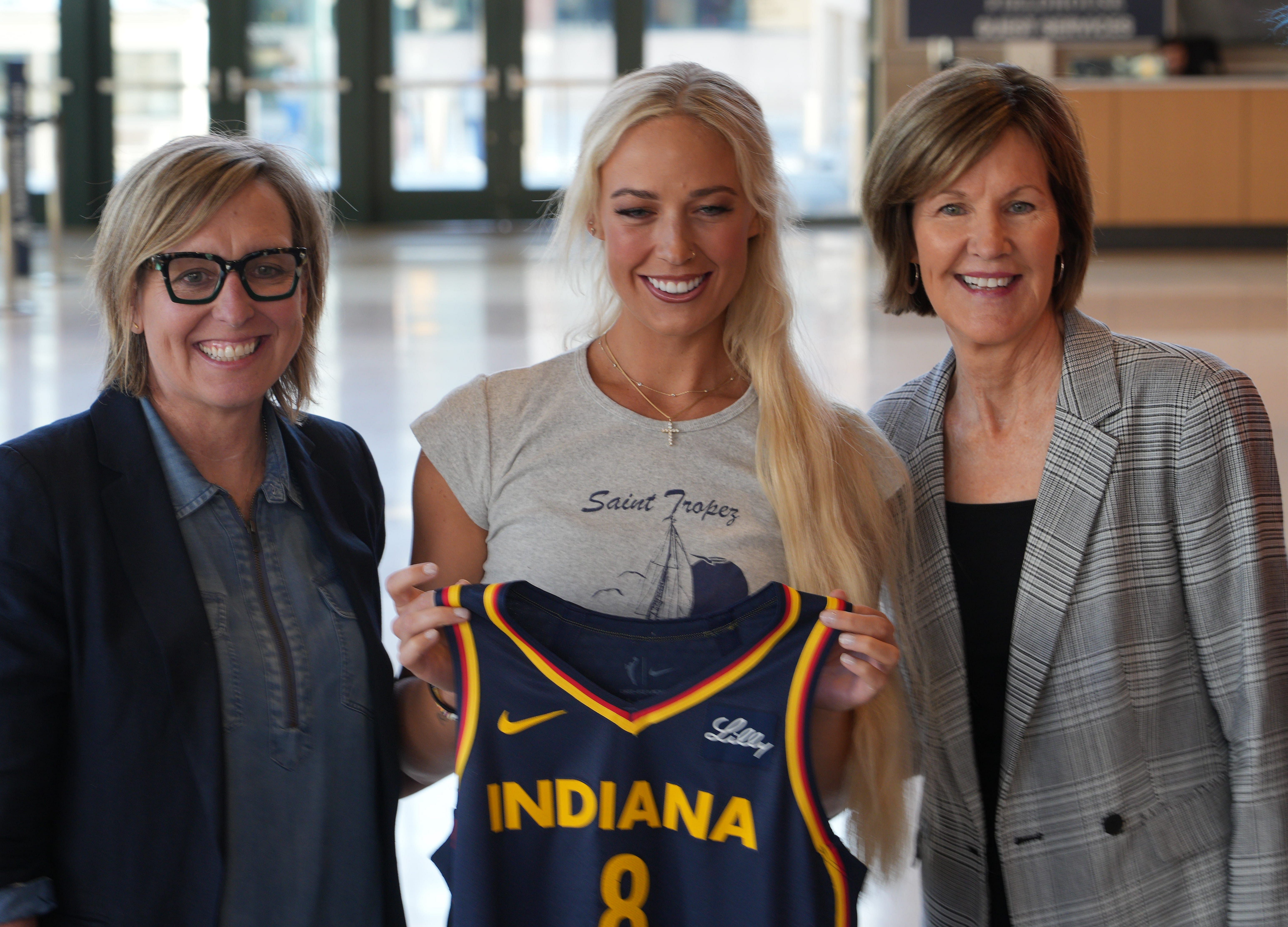 Sophie Cunningham excited to play for Indiana Fever. (Photo: IMAGN)