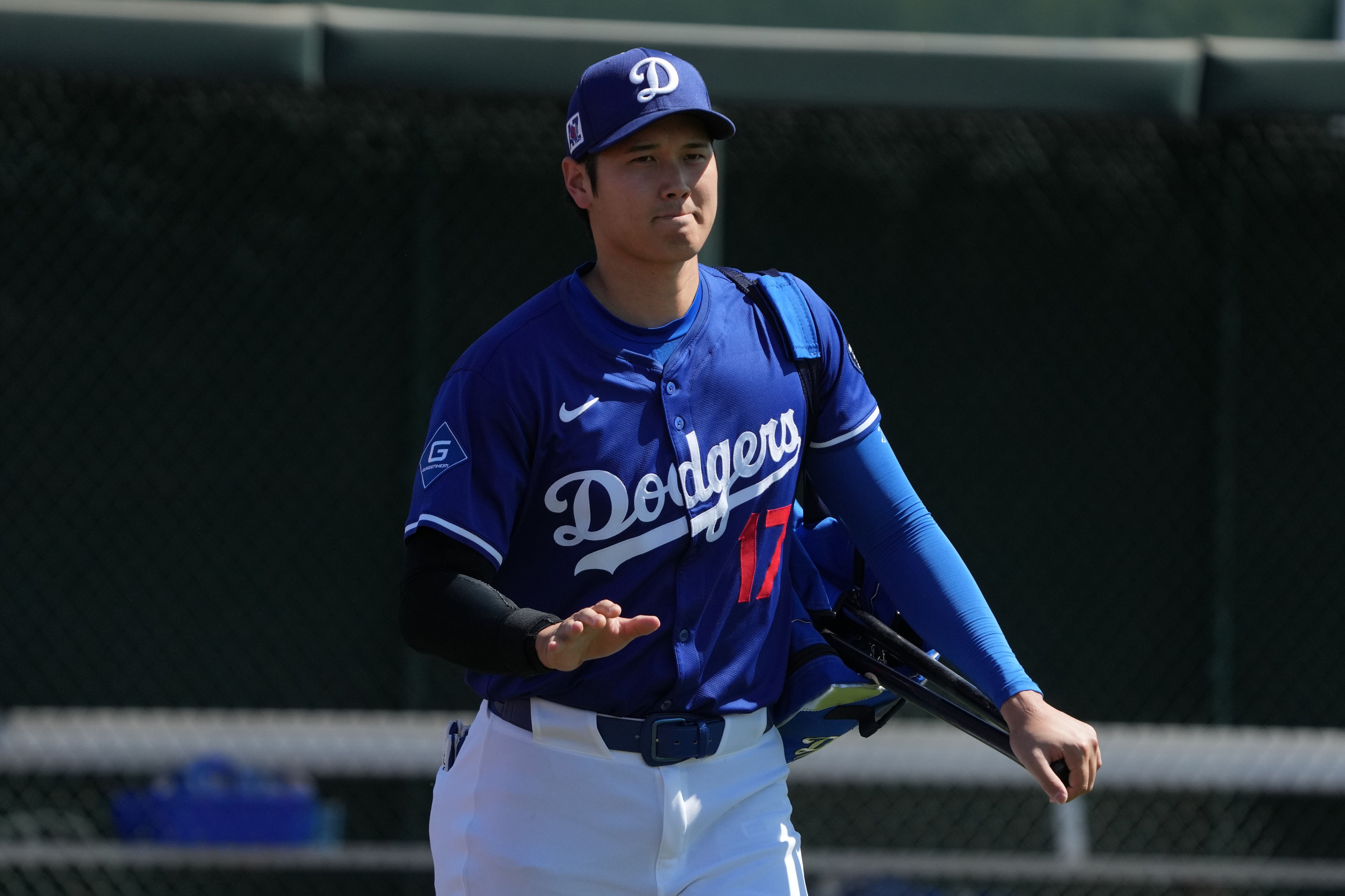 MLB: Spring Training-Cleveland Guardians at Los Angeles Dodgers - Source: Imagn