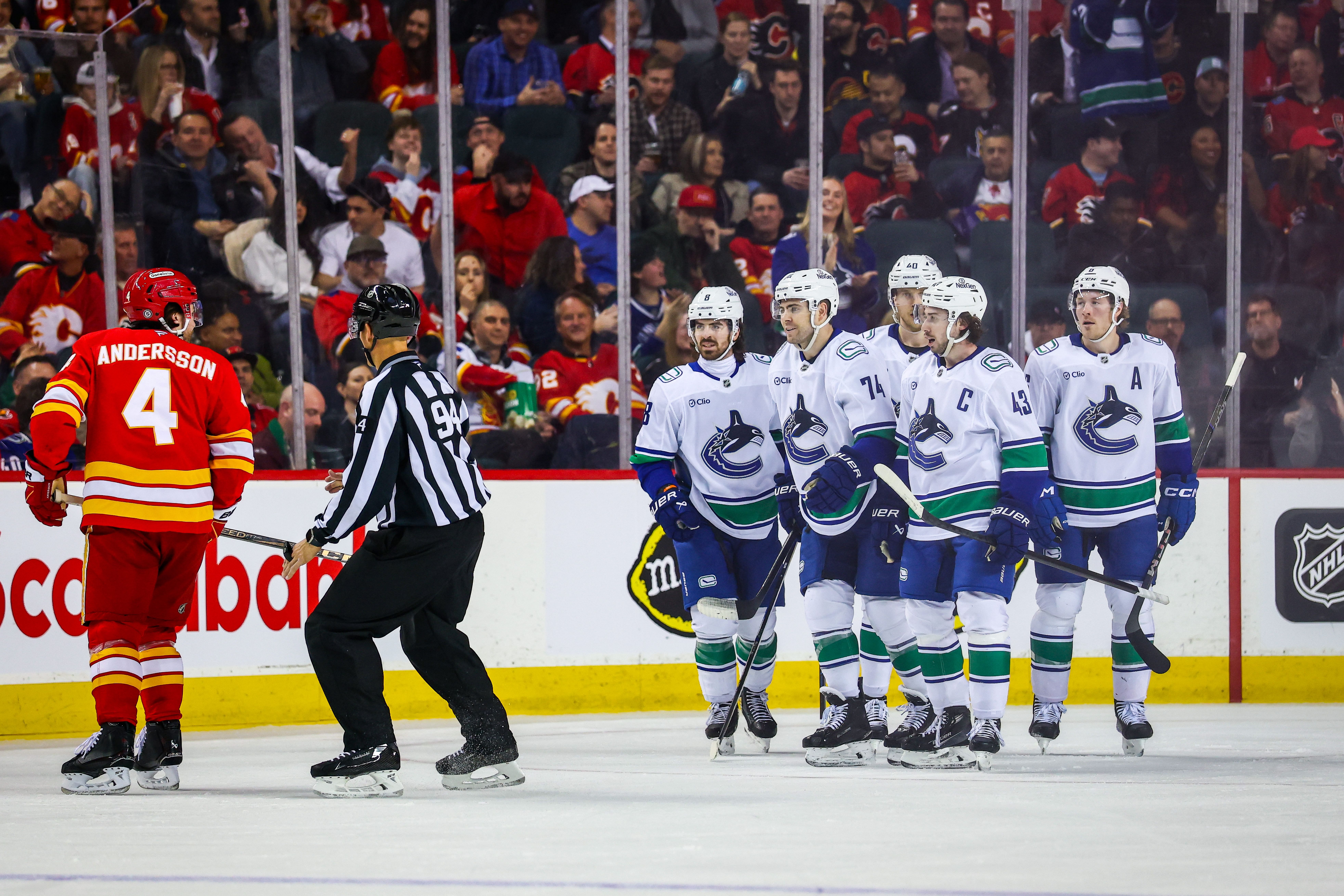 NHL: Vancouver Canucks at Calgary Flames - Source: Imagn