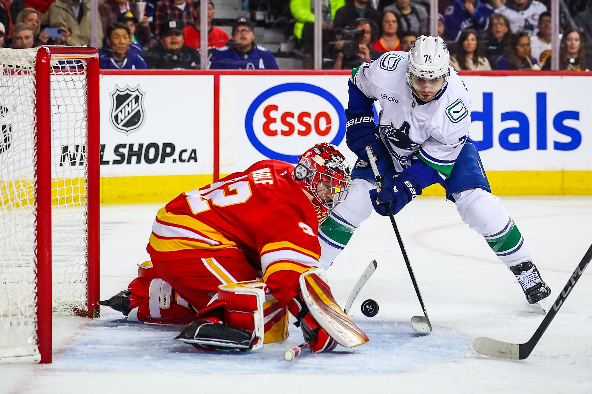 NHL: Vancouver Canucks at Calgary Flames - Source: Imagn