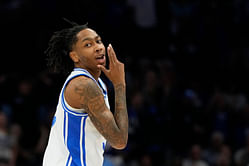 "F**king hilarious": Fans go wild as Isaiah Evans trolls RJ Davis after Duke prevail vs UNC to complete season sweep