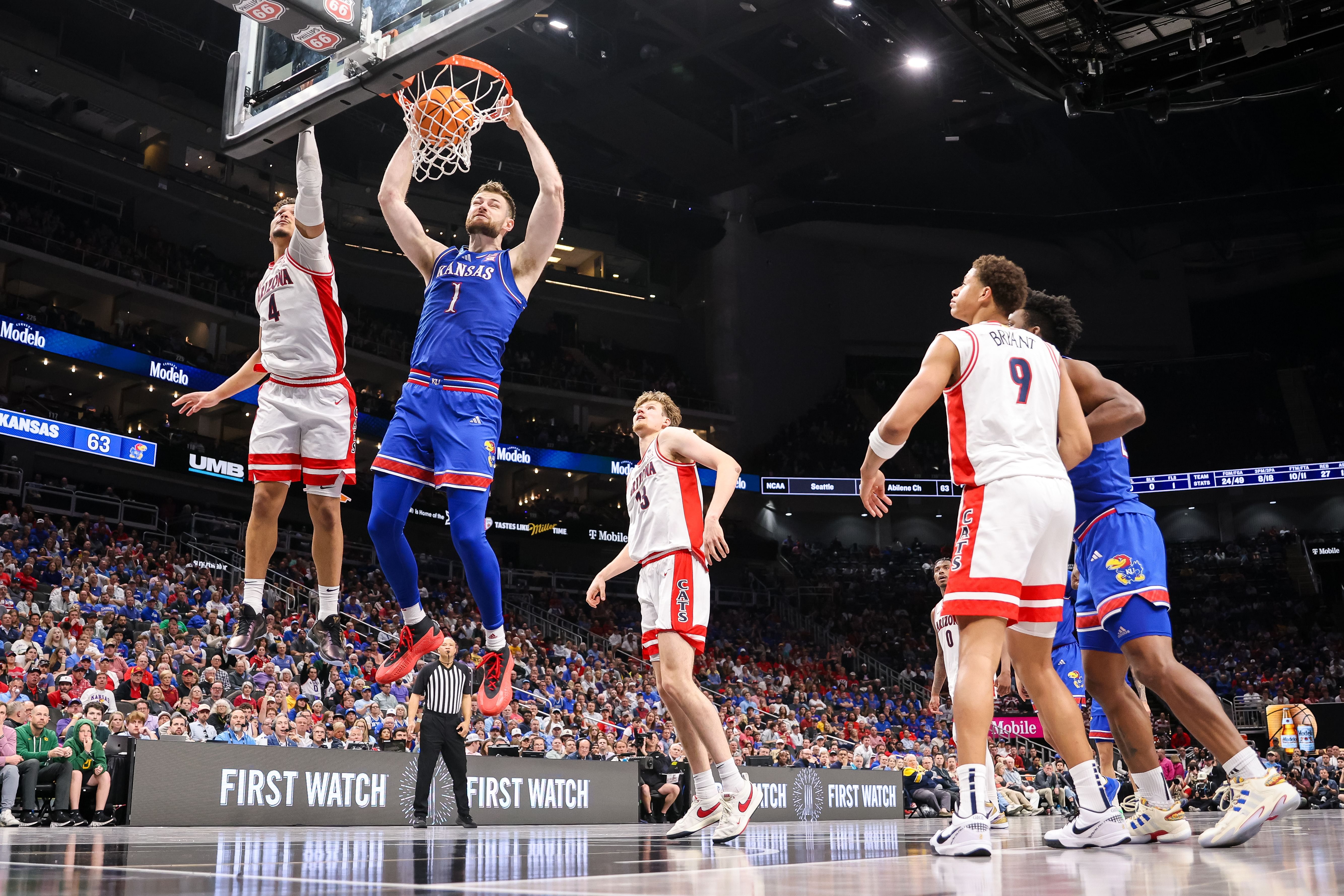 NCAA Basketball: Big 12 Conference Tournament Quarterfinal - Arizona v Kansas - Source: Imagn