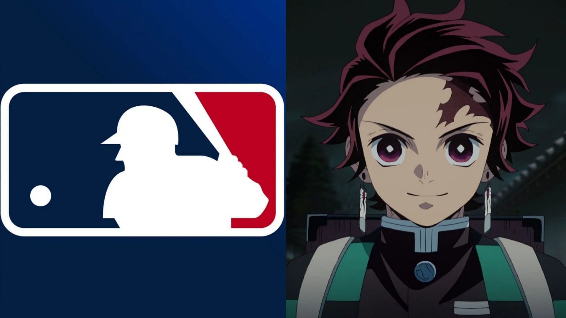 Fans go berserk over MLB X Demon Slayer collaboration (Image via MLB and Ufotable)