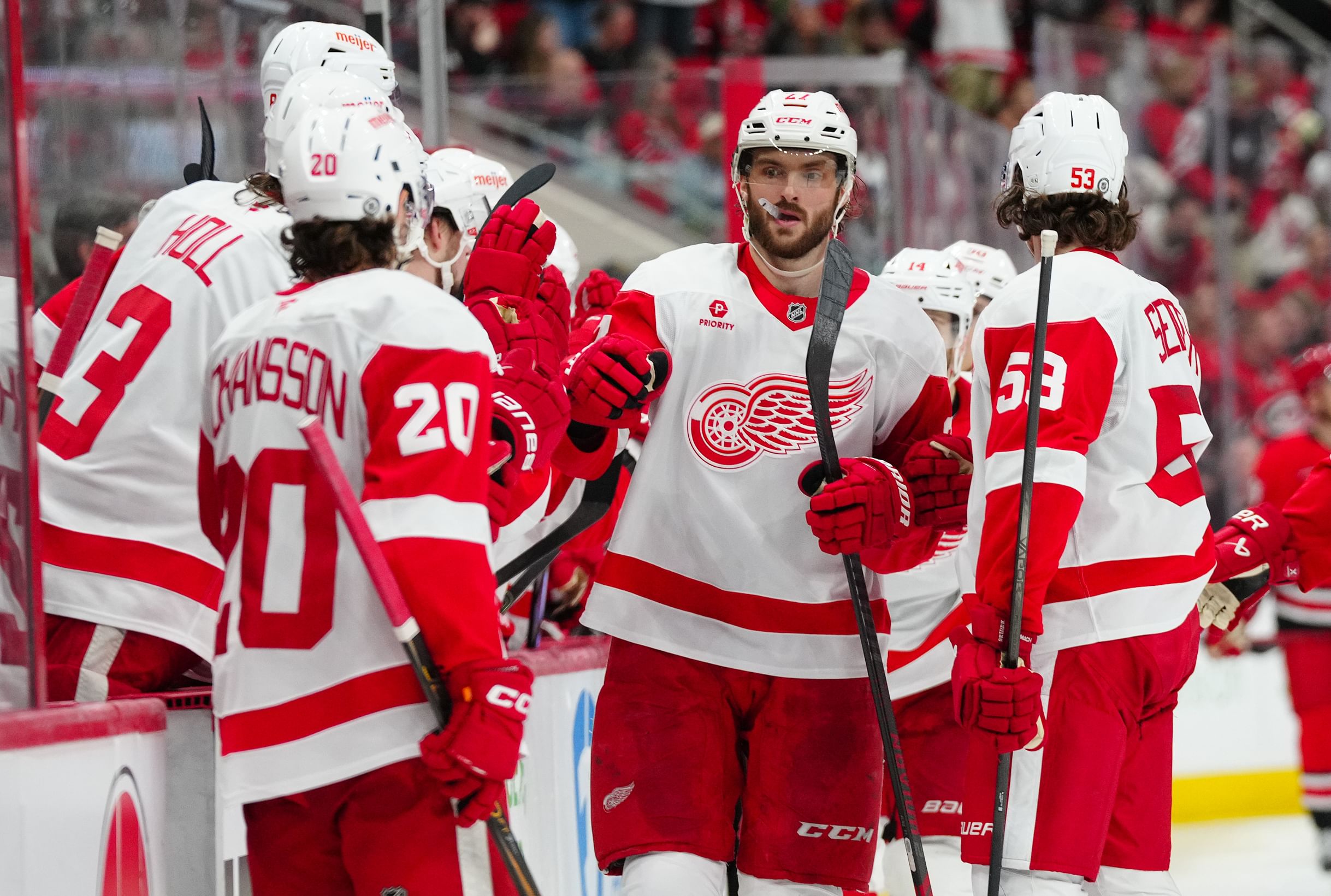 NHL: Detroit Red Wings at Carolina Hurricanes - Source: Imagn