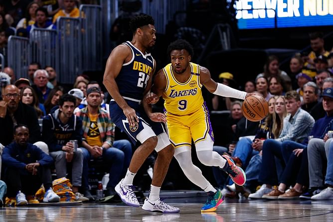 Bronny James Stats Tonight: LeBron James' son's streak of making at least on shot ends in blowout win over Nuggets (Mar. 19)