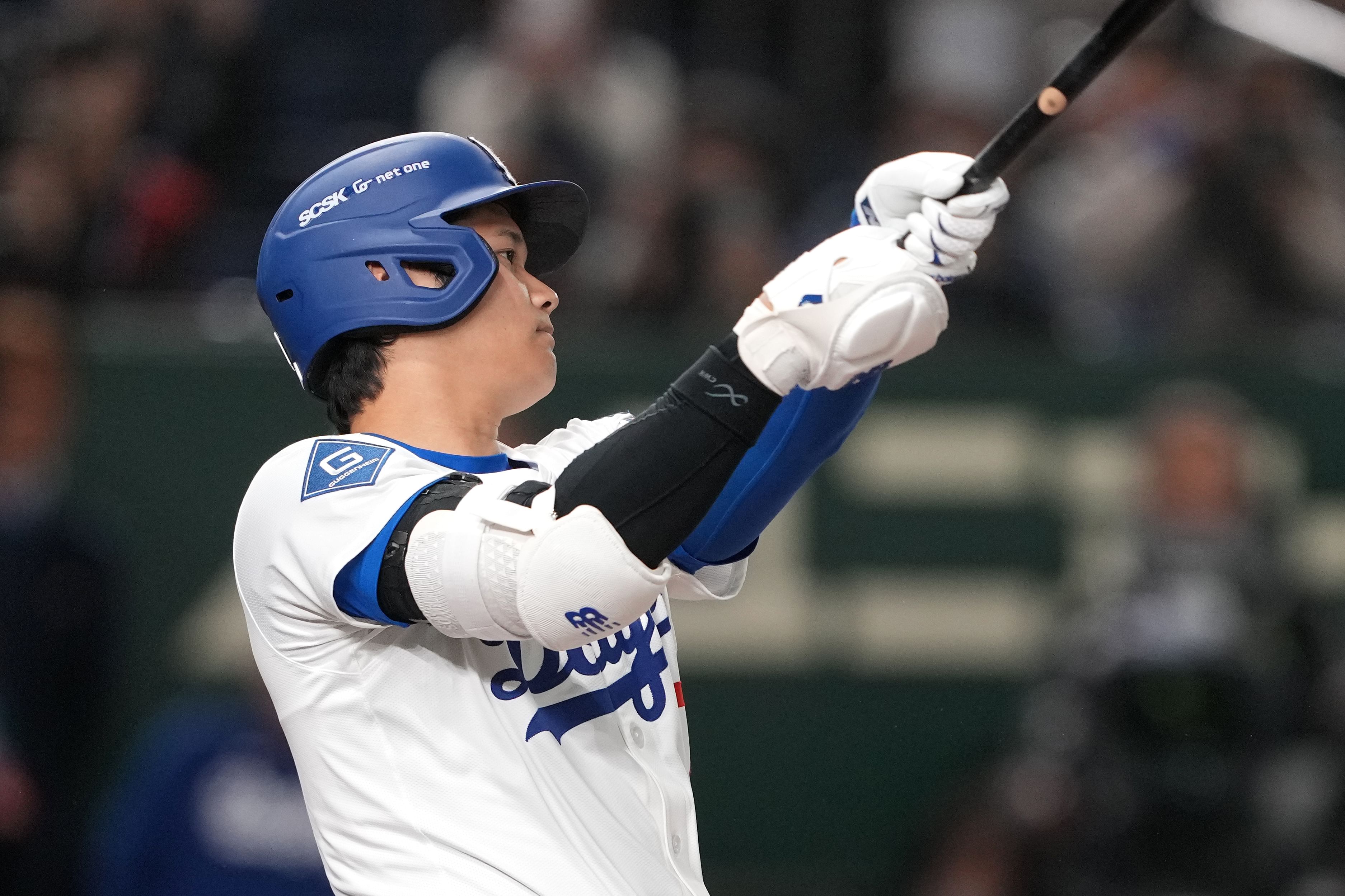 Shohei Ohtani hit a home run in the first exhibition game (Image Source: IMAGN)