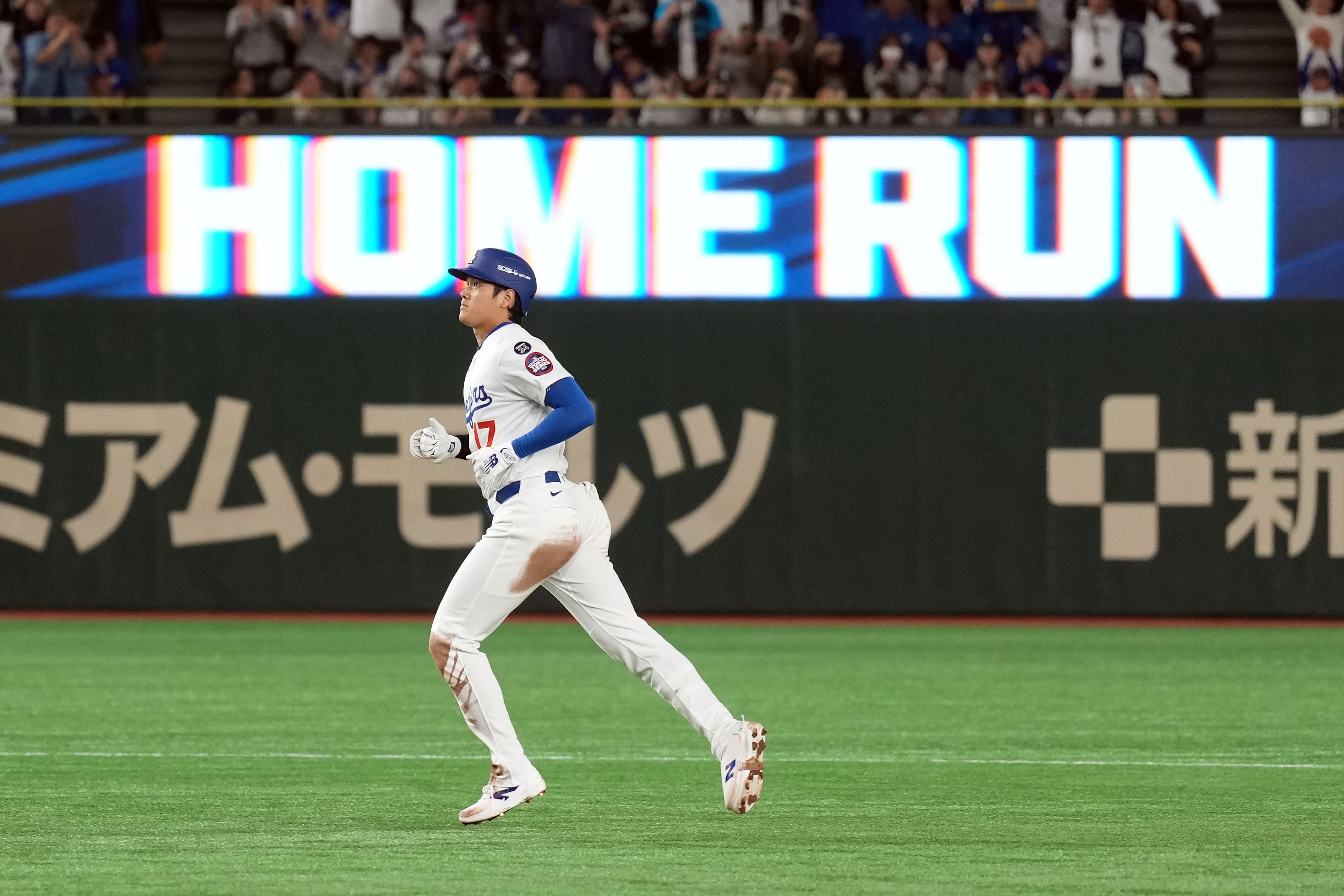 Shohei Ohtani hit a home run against the Yomiuri Giants on Saturday (Image Source: IMAGN)