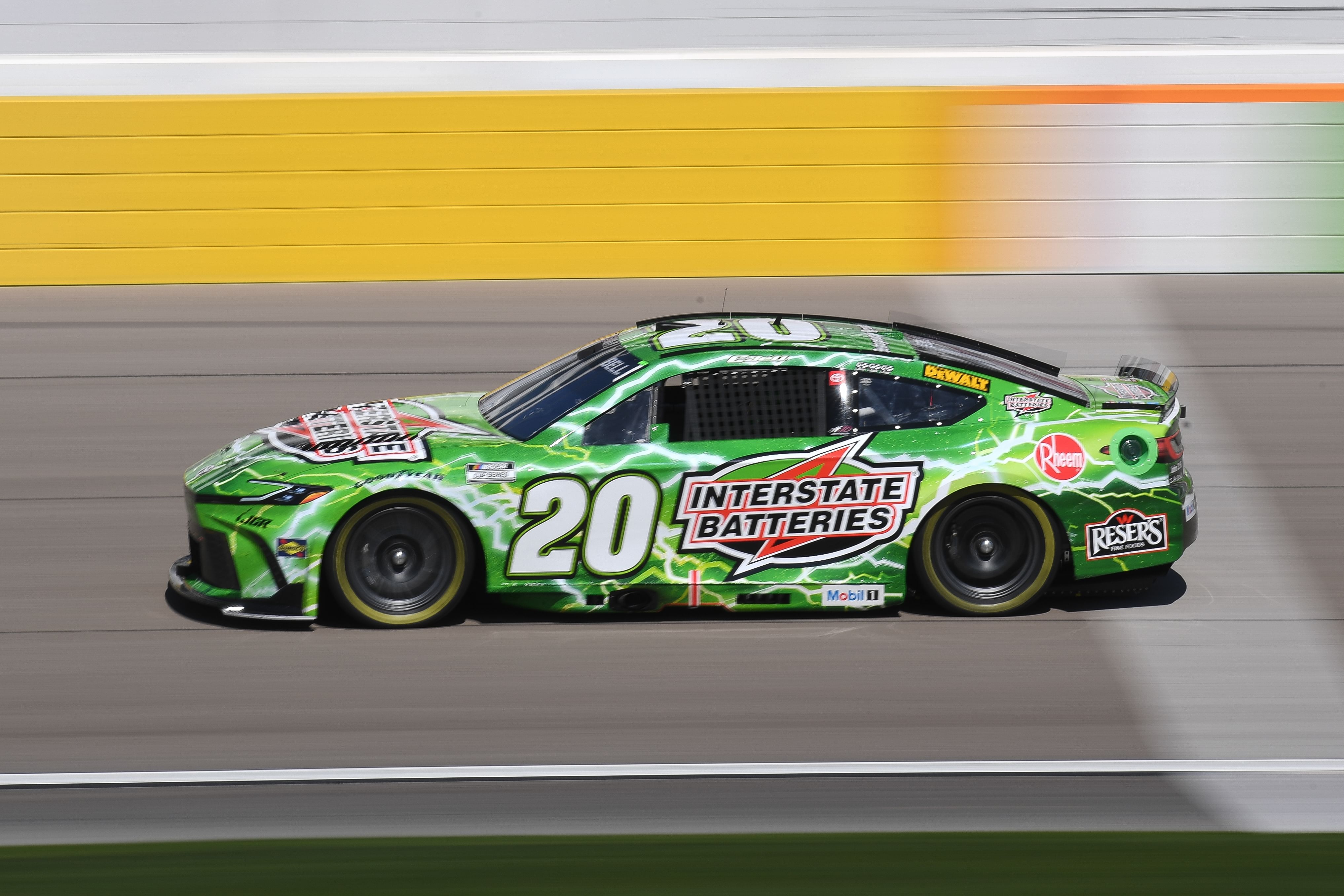 Christopher Bell drives the No. 20 Toyota for JGR (not the Darlington throwback livery) - Source: Imagn