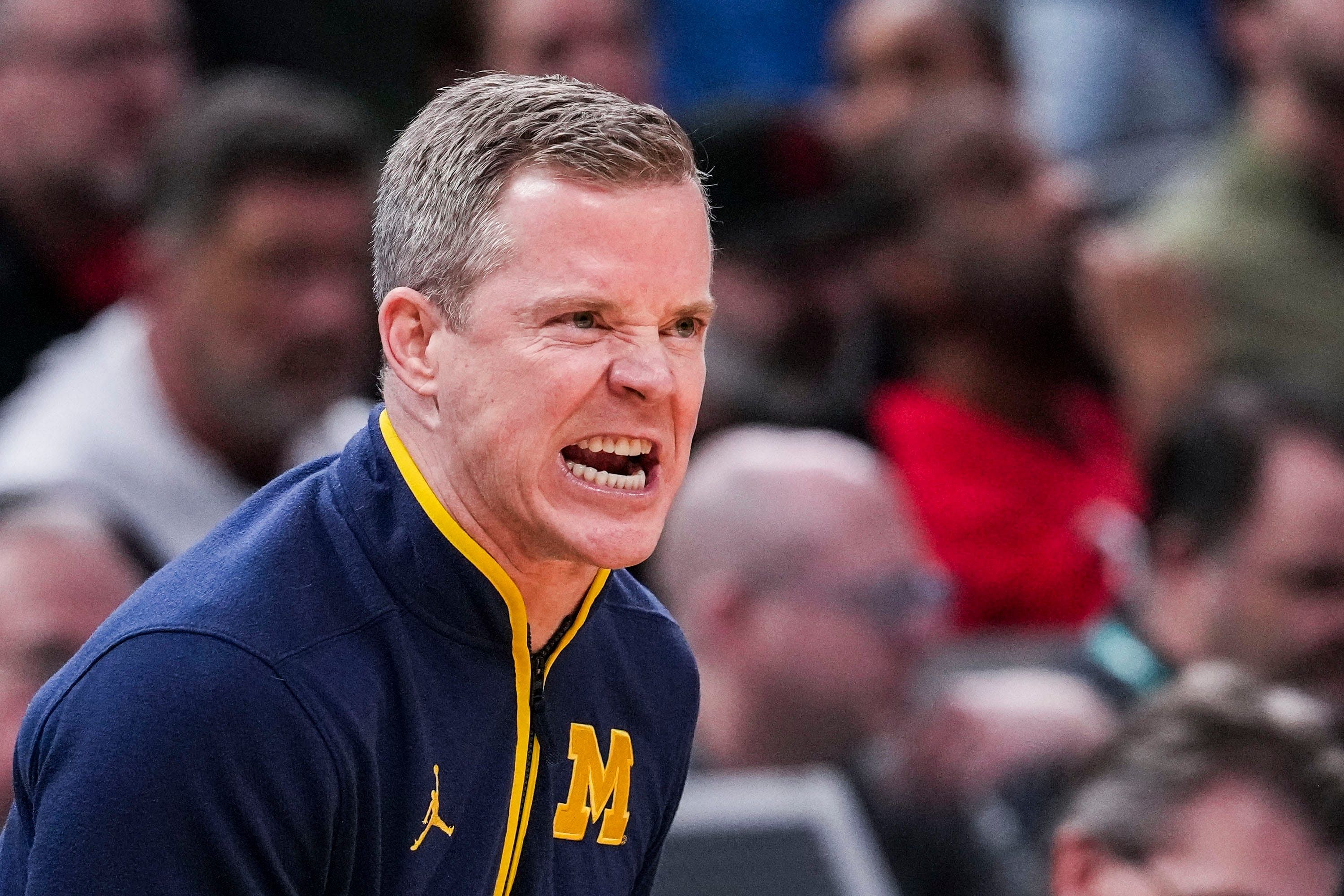 Michigan and coach Dusty May are one big suitor for Freeman in the transfer portal. (Photo Credit: IMAGN)