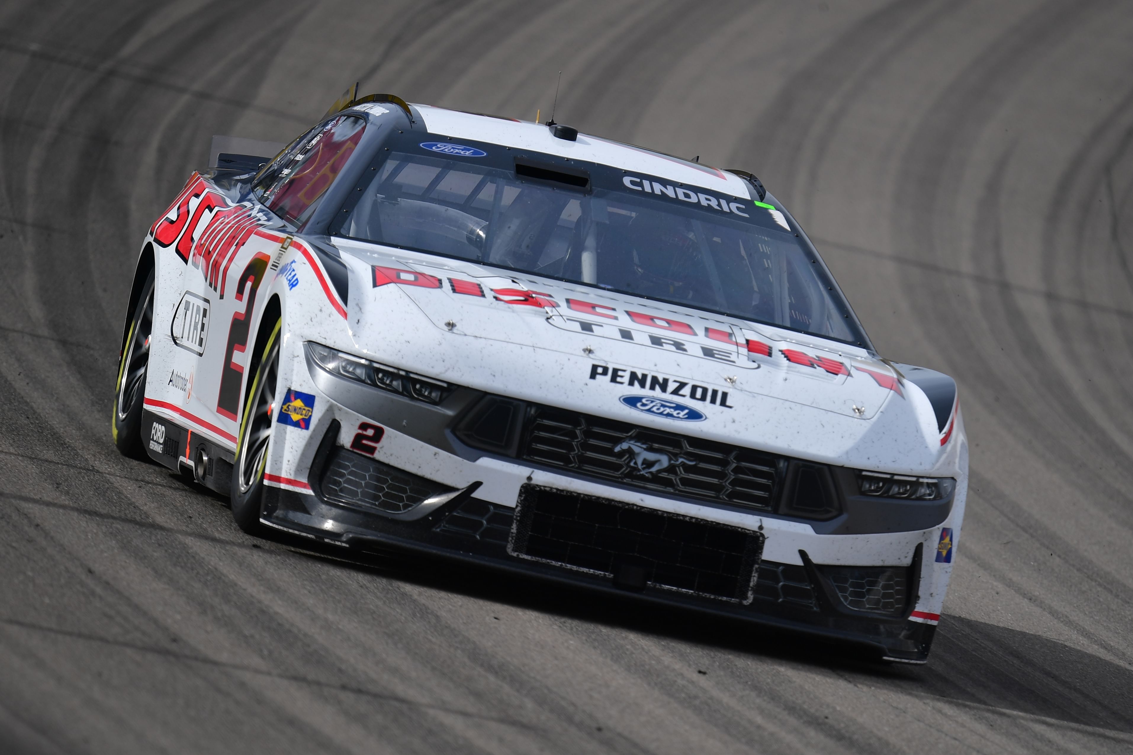 NASCAR Cup Series driver Austin Cindric (2) during the Pennzoil 400 at Las Vegas Motor Speedway - Source: Imagn