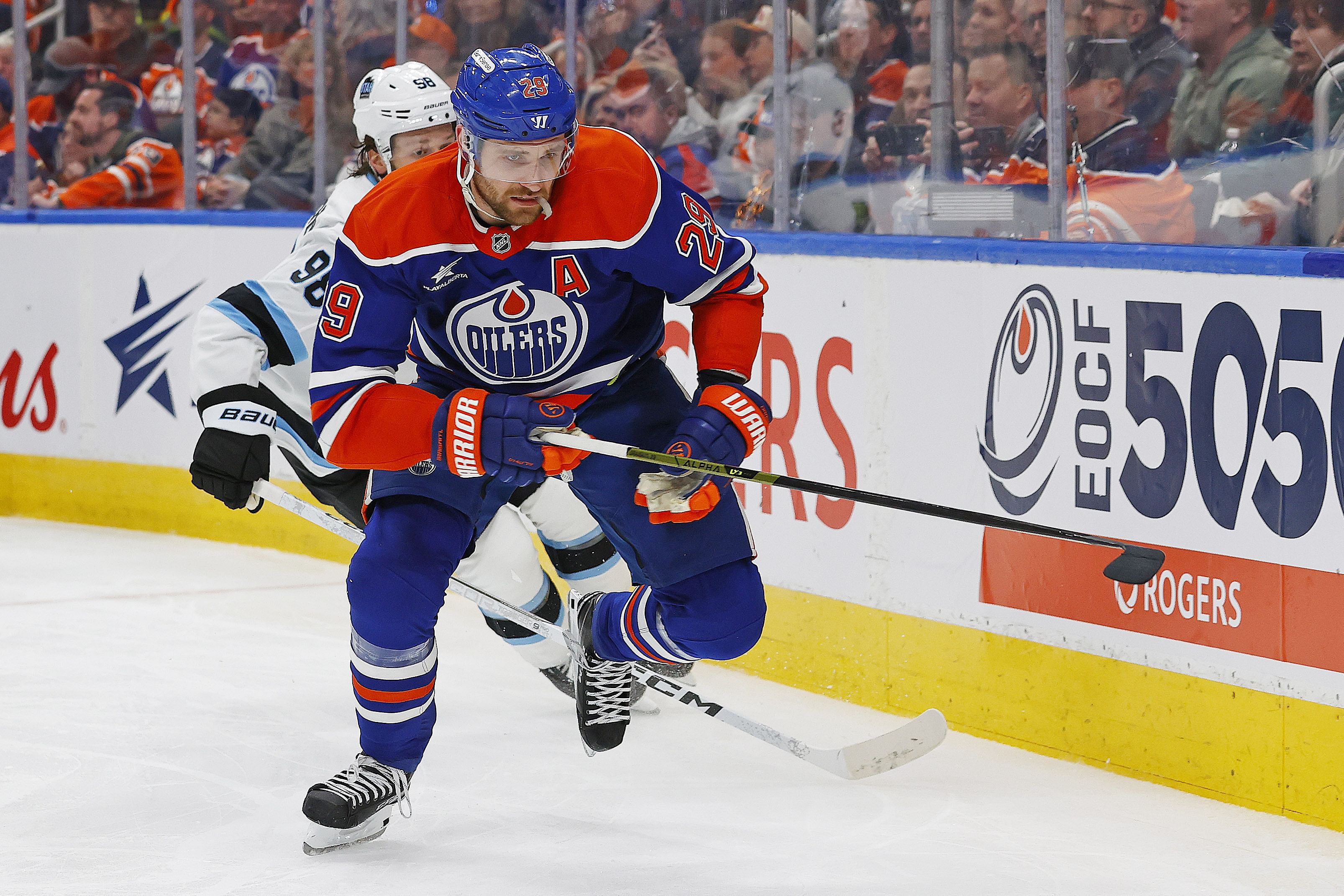 NHL: Utah at Edmonton Oilers - Source: Imagn