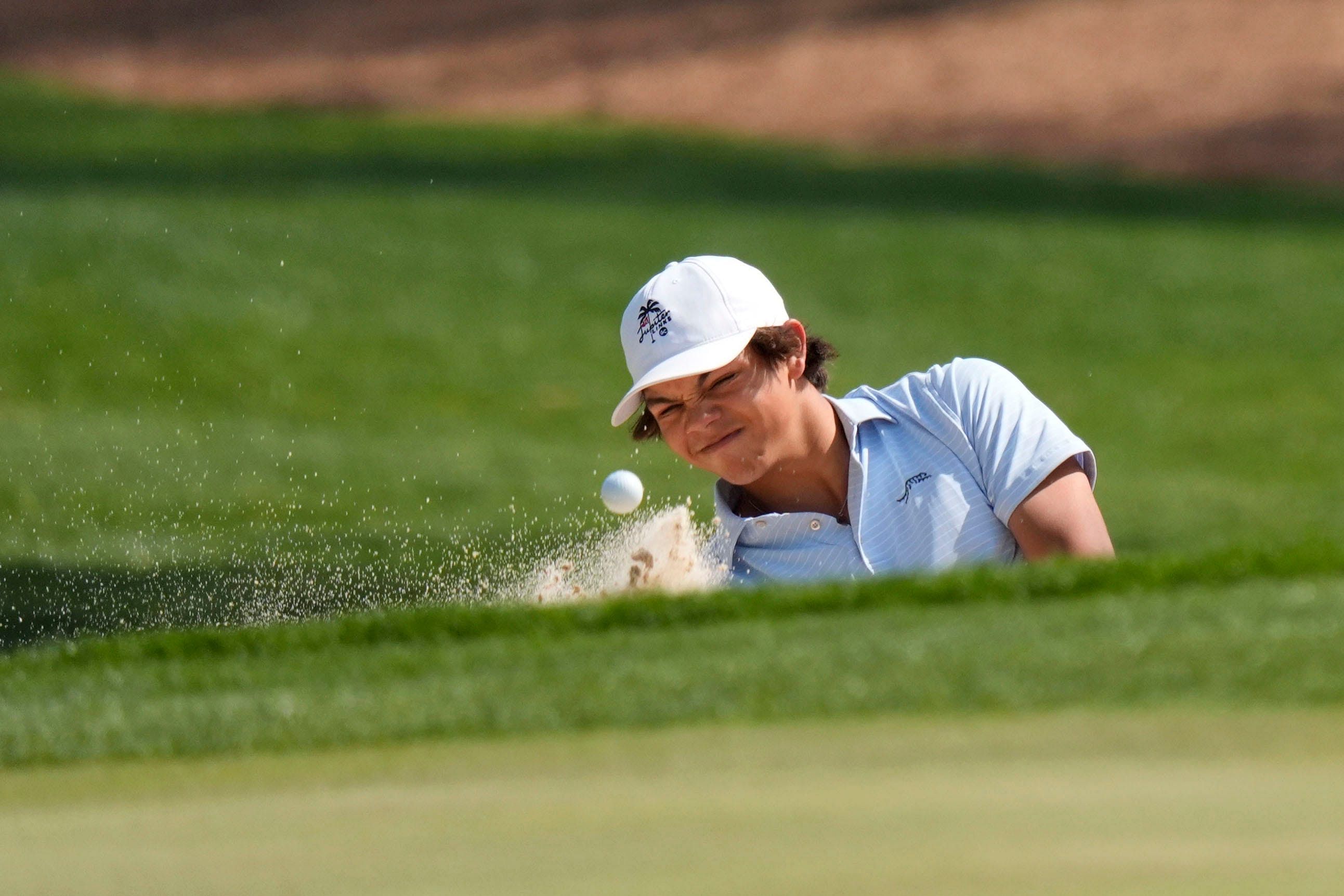 Charlie Woods at the 2025 Junior Invitational - Source: Imagn