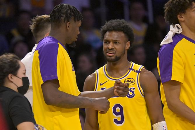 “Let the talk fuel you” - Cowboys legend sends message to Bronny James after Lakers’ player’s performance vs. Bucks